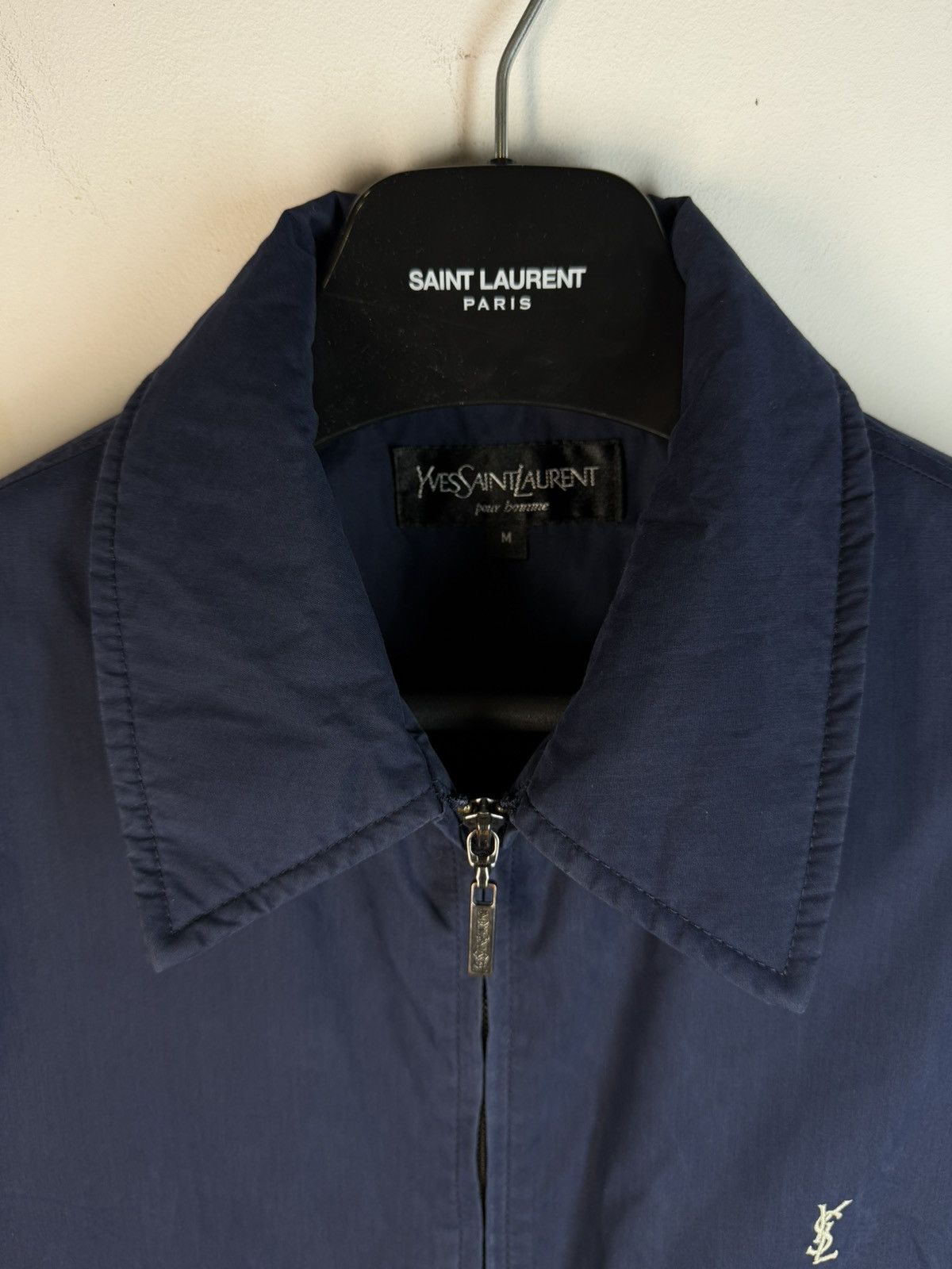 Yves Saint Laurent Warm YSL Jacket Navy YSL Bomber Size US M / EU 48-50 / 2 - 6 Thumbnail