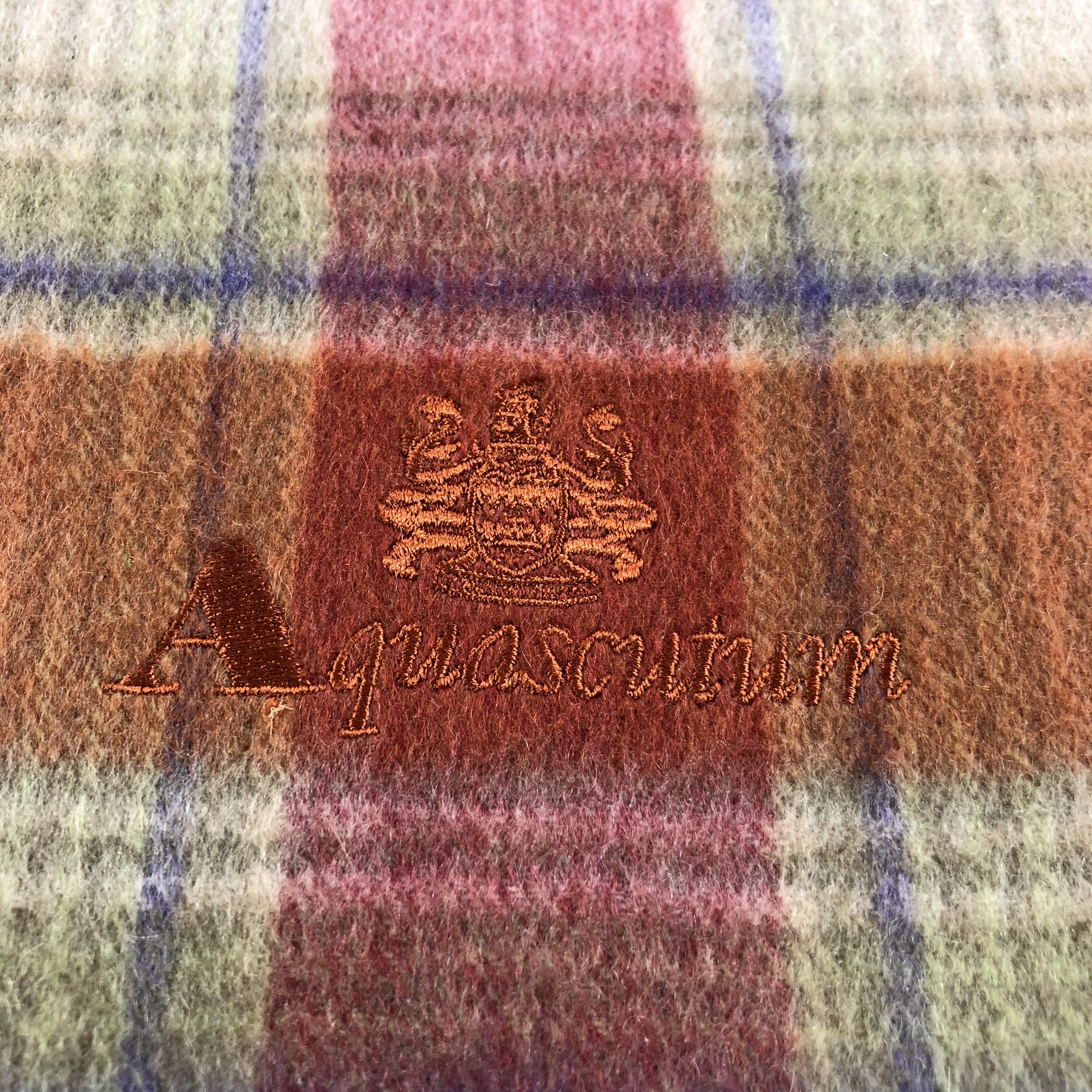 Aquascutum Aquascutum Tartan Cashmere Scarf Muffler V1307 Size ONE SIZE - 4 Thumbnail