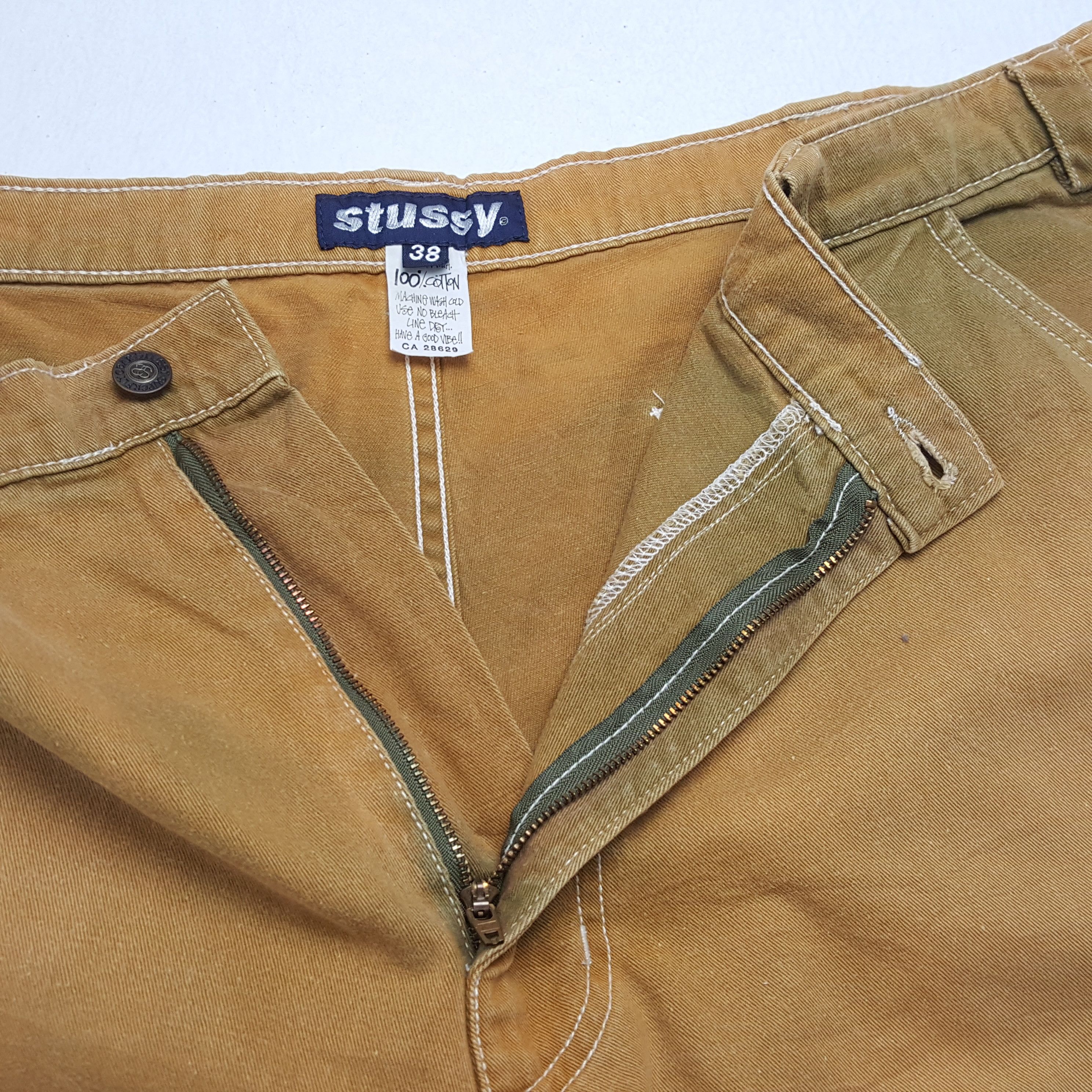 Stussy × Vintage STUSSY Streetwear Style Custom Art Short Pants Size US 37 - 9 Thumbnail