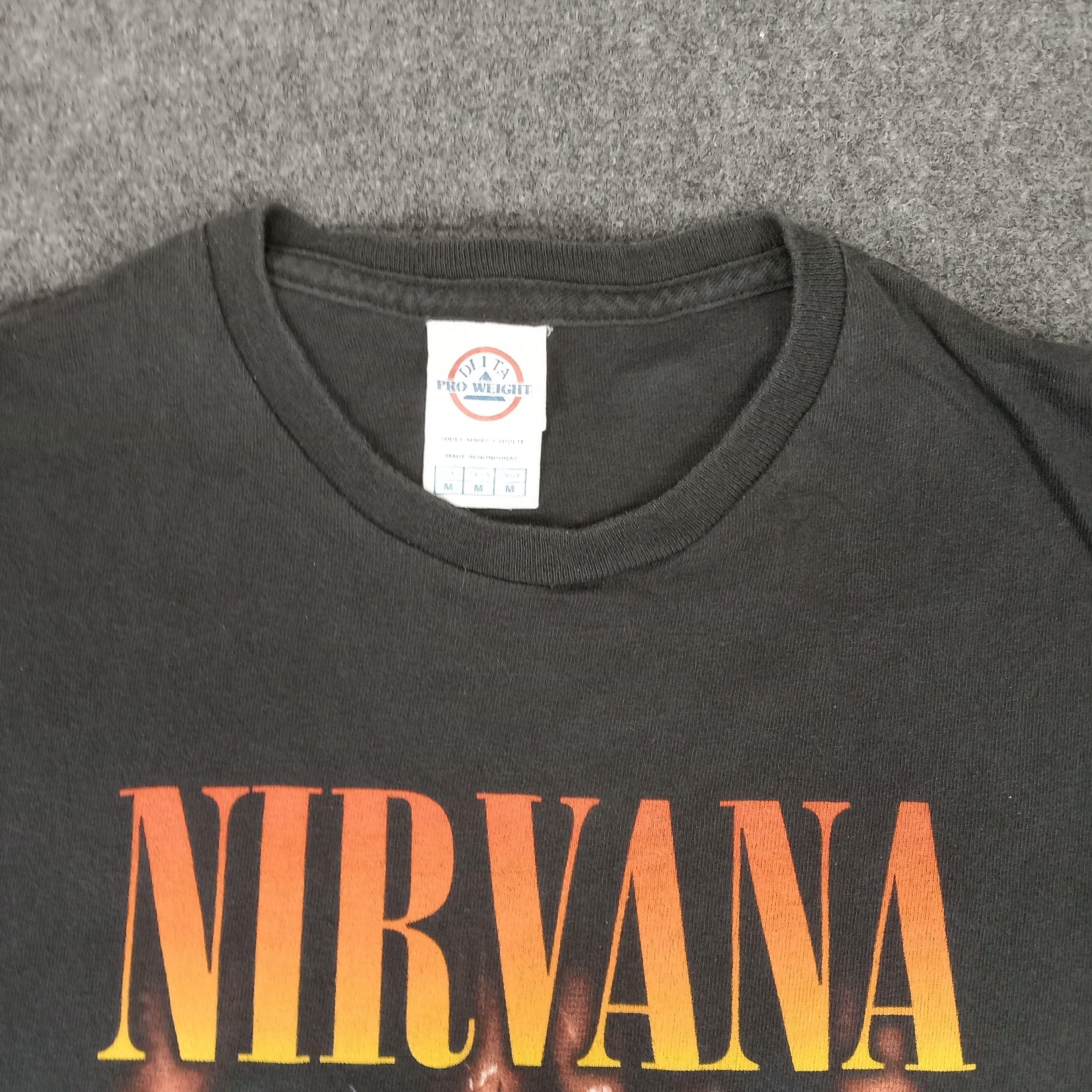 Band Tees × Nirvana × Vintage Nirvana American Grunge Band Tour Tshirt Size US M / EU 48-50 / 2 - 4 Thumbnail