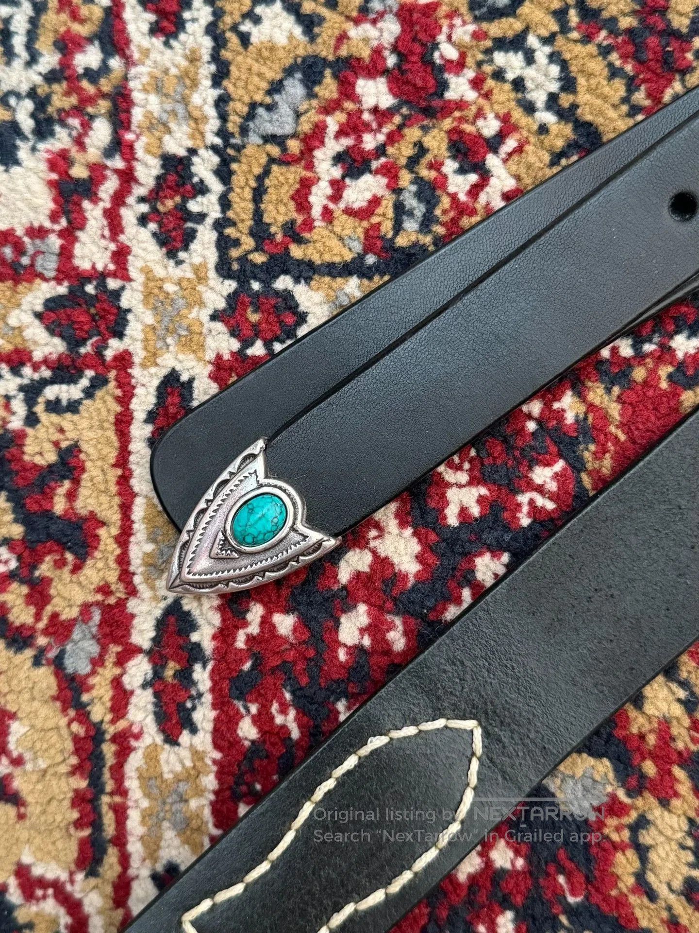 Vintage Vintage Turquoise American Western Belt. Size ONE SIZE - 7 Thumbnail