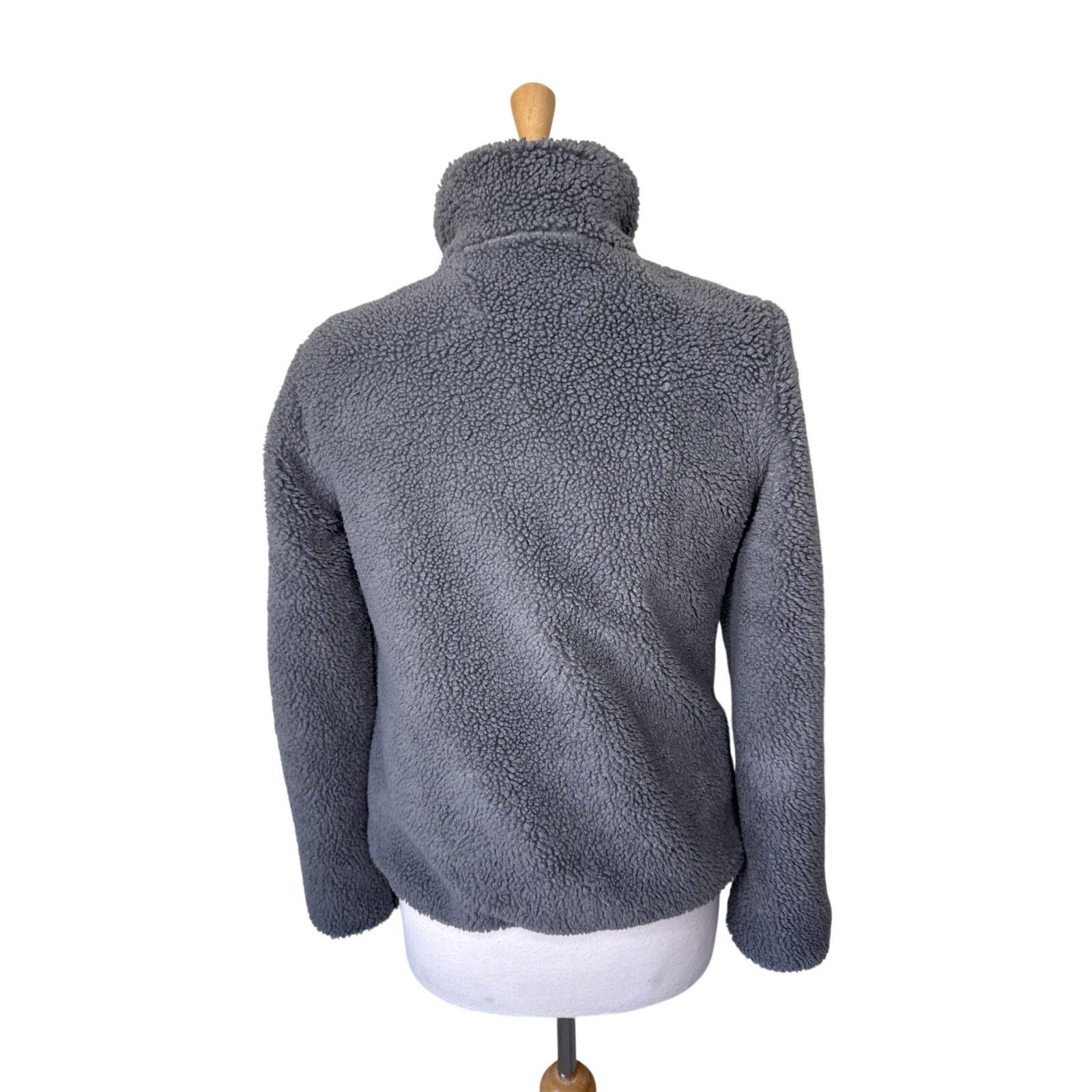 Faherty FAHERTY Ashbury Sherpa Jacket Gargoyle Gray Size Small Size S / US 4 / IT 40 - 3 Thumbnail