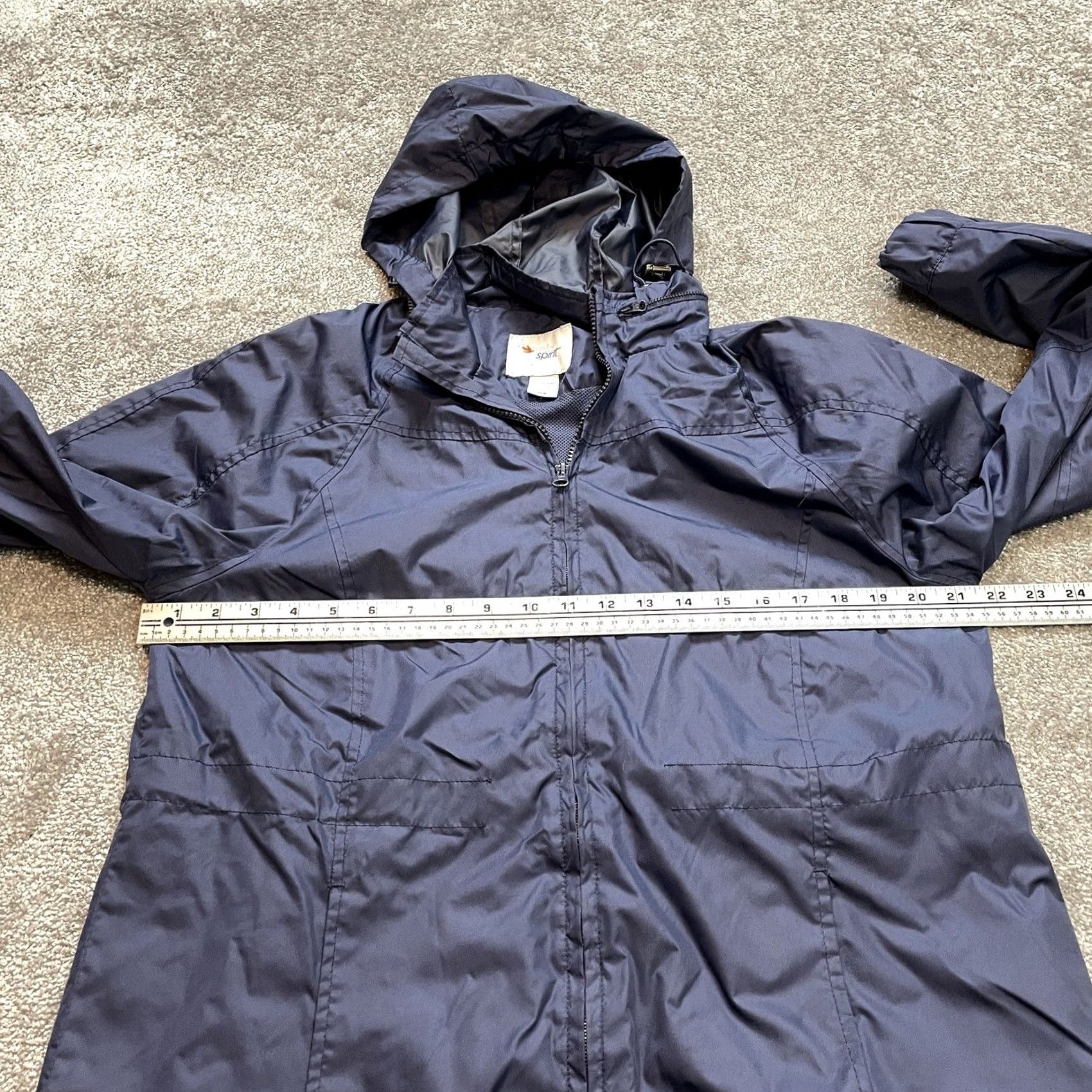 Vintage Bold Spirit Jacket Mens M Blue Hooded Zip Outdoor Windbreaker Jacket Size US M / EU 48-50 / 2 - 7 Thumbnail