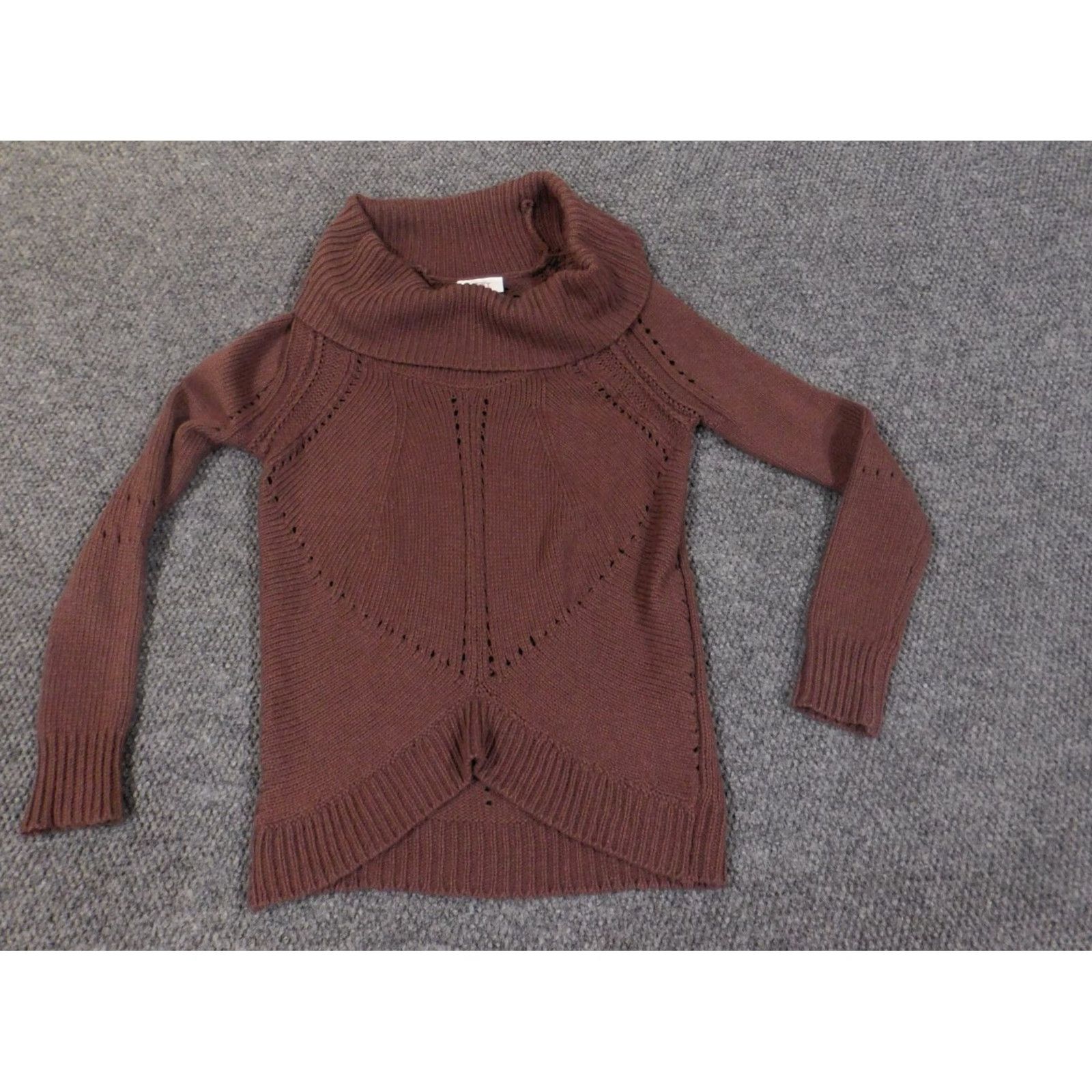 Loft LOFT Sweater Pullover Cowl Neck Knit Long Sleeve Wool Acrylic Purple Small Regular Women" Size S / US 4 / IT 40 - 3 Thumbnail