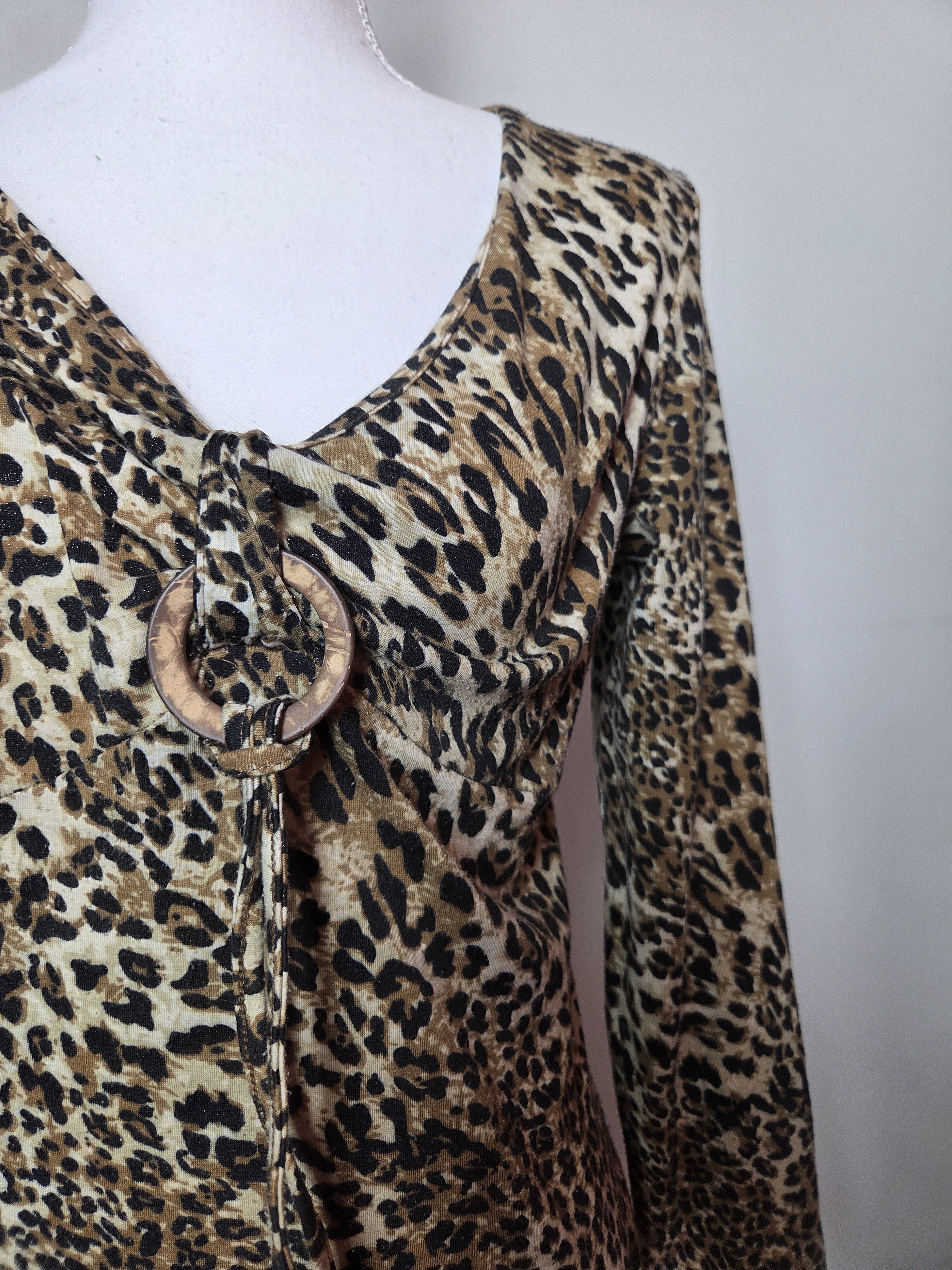 Hysteric Glamour vintage leopard panther top y2k archive mcbling Size M / US 6-8 / IT 42-44 - 4 Thumbnail