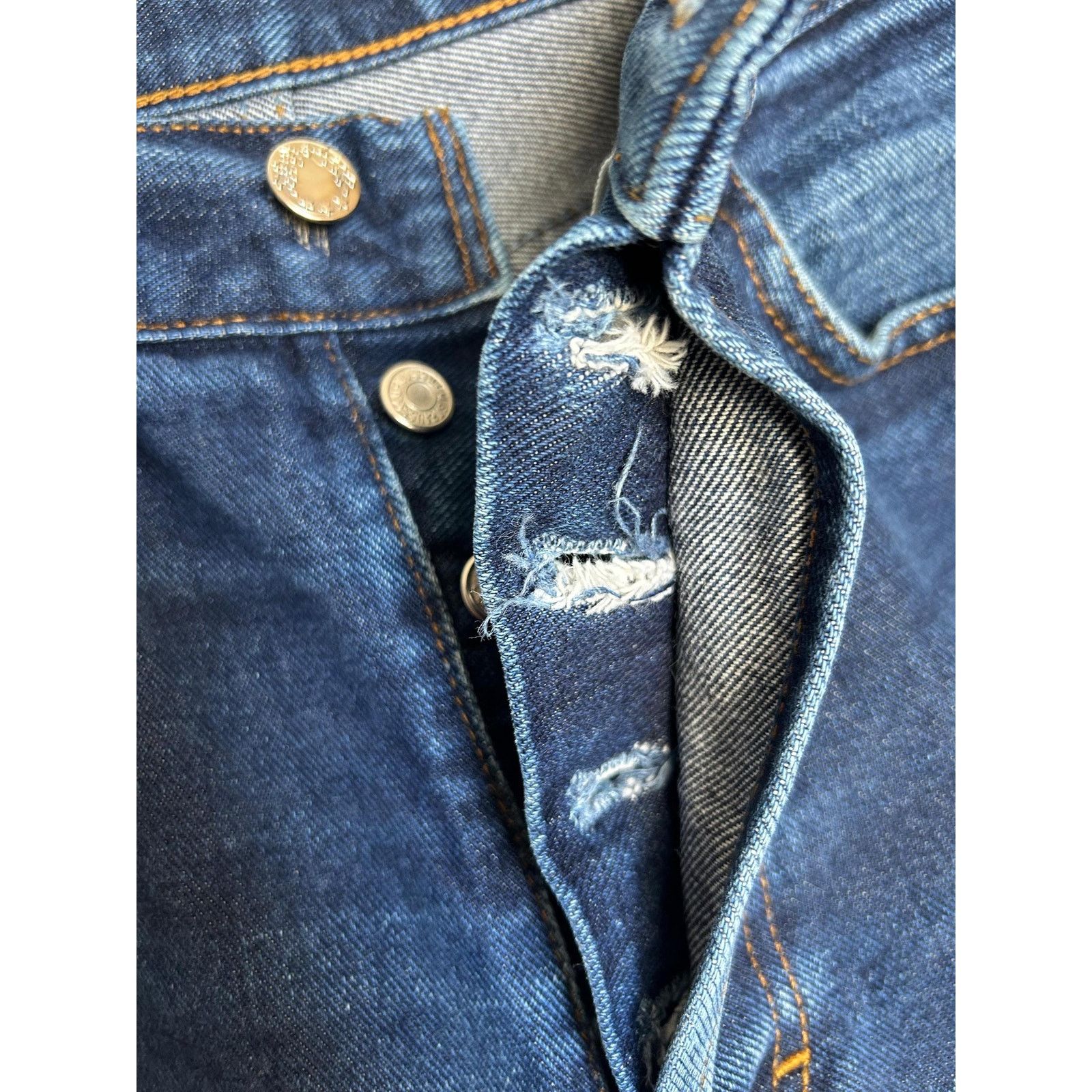 Levi's Vintage Levi's 501 Jeans W34L34 USA 90s Distressed Hem Denim Size US 34 / EU 50 - 8 Thumbnail
