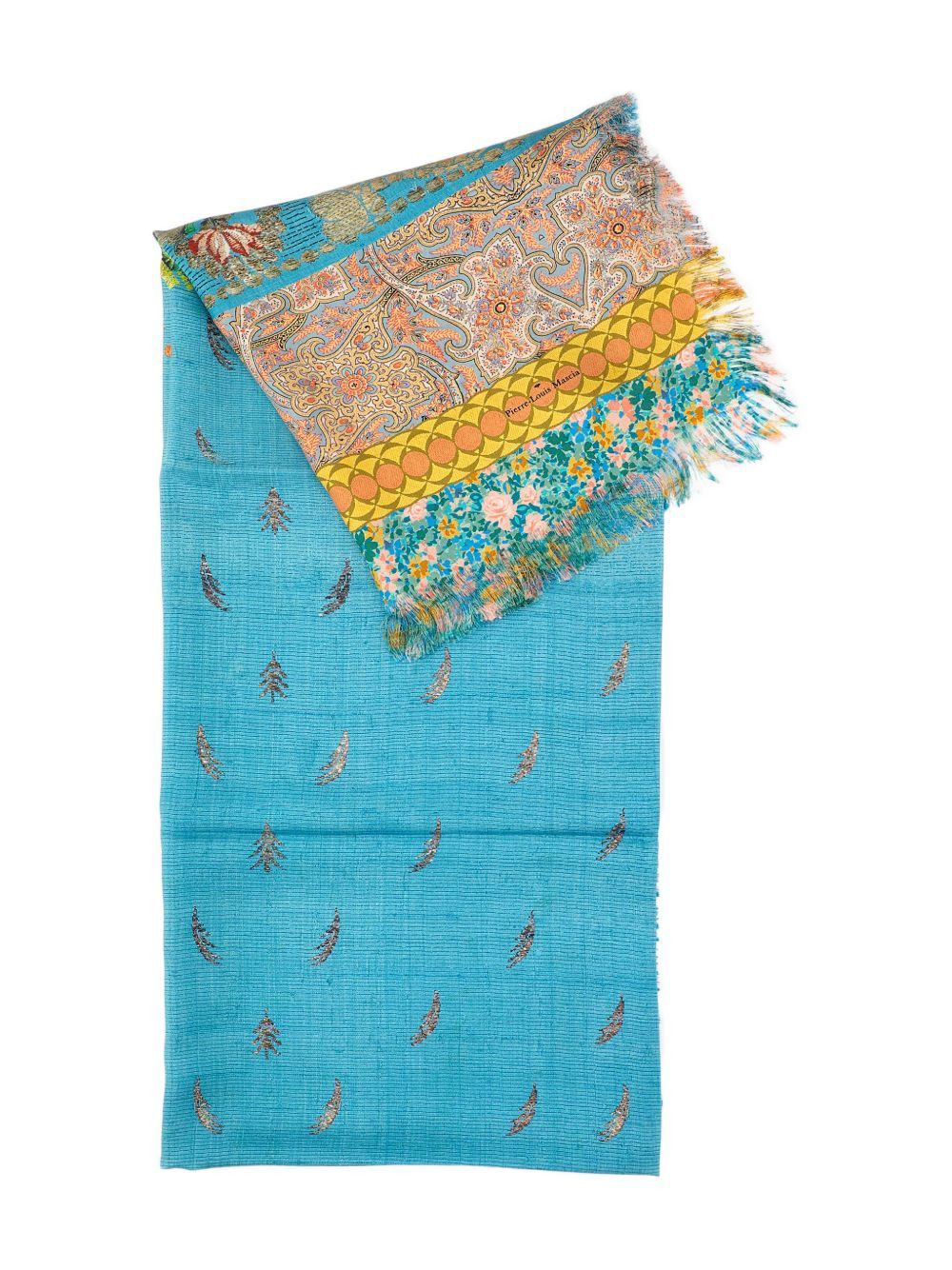 Pierre-Louis Mascia PRINTED SILK STOLE Size ONE SIZE - 1 Thumbnail