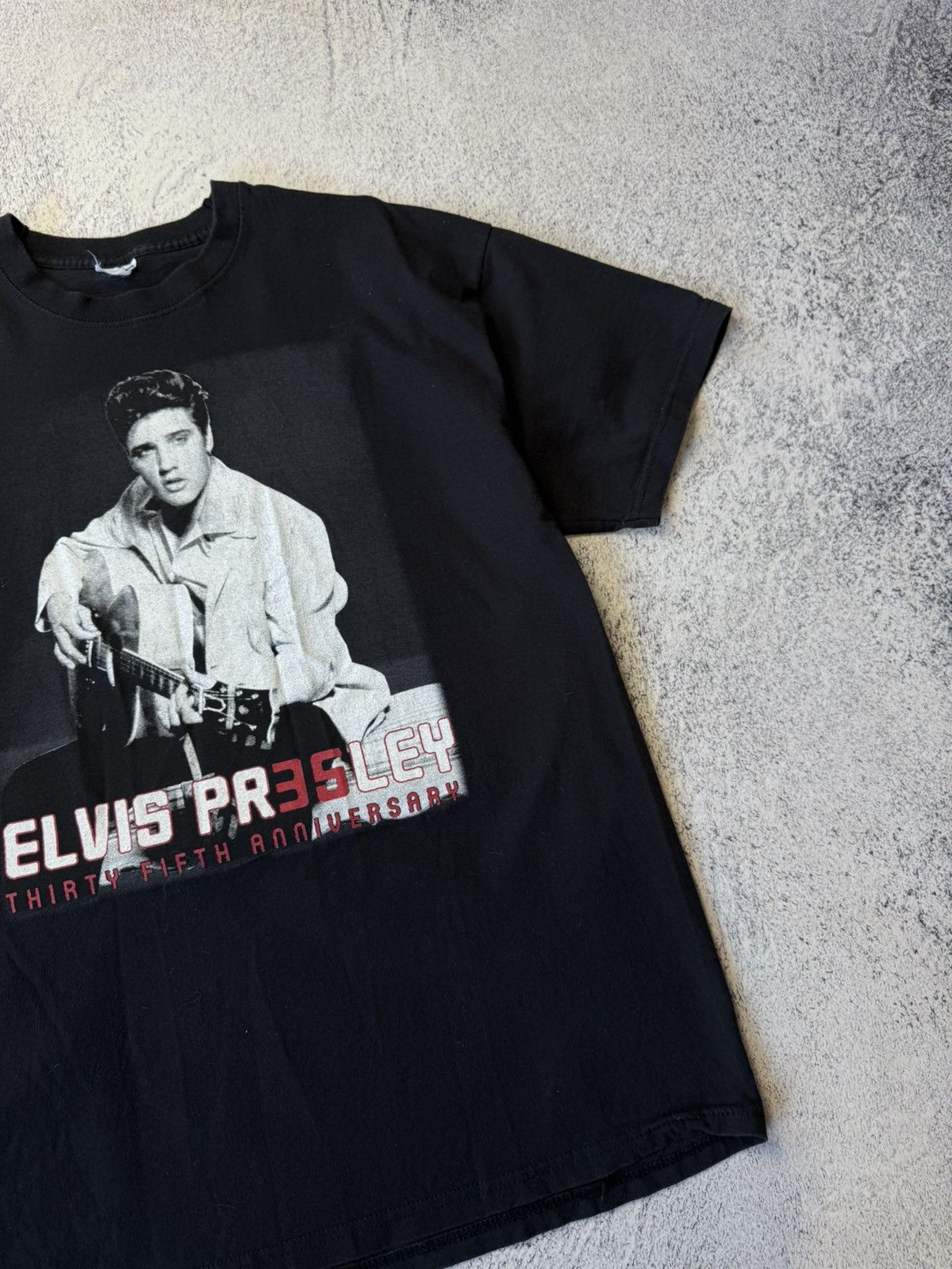 Vintage Vintage 1990 Official Elvis Presley T-shirt Size US XL / EU 56 / 4 - 4 Thumbnail