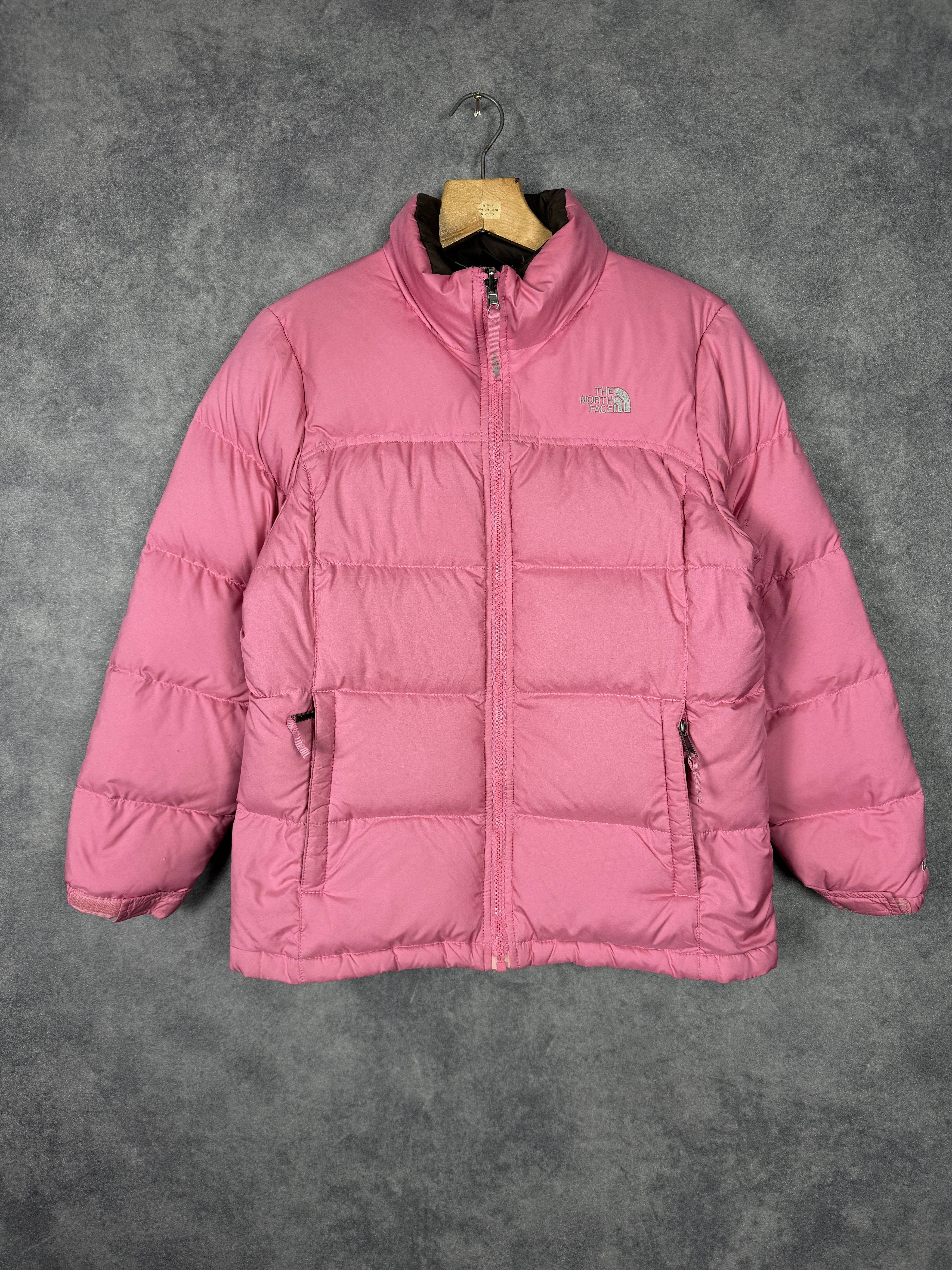 The North Face The North Face down jacket pink Napsi 600 mini logo Size L / US 10 / IT 46 - 1 Thumbnail
