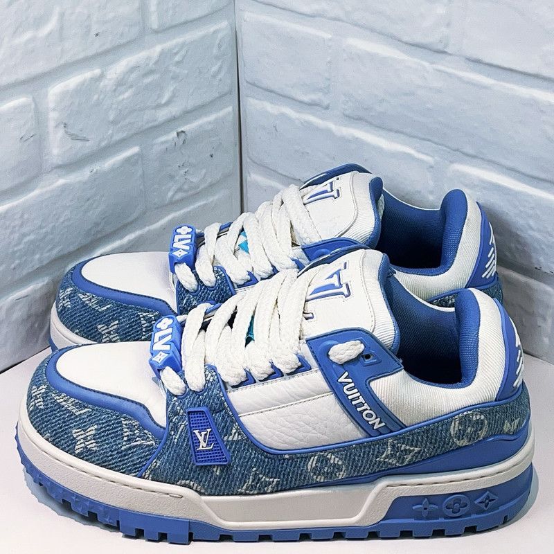 Louis Vuitton Louis Vuitton Trainer Maxi Low-Top Sneakers 0079 Size US 10.5 / EU 43-44 - 1 Thumbnail