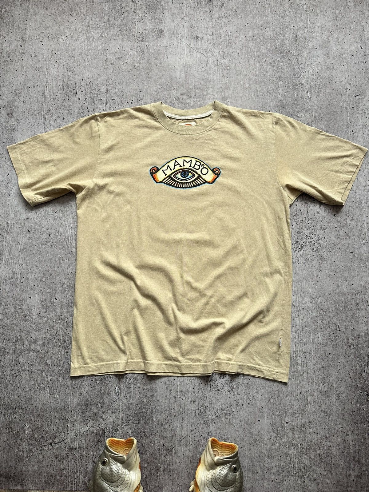 Mambo 1996 Mambo Australian Jesus At The Football Vintage Tee Size US XL / EU 56 / 4 - 2 Thumbnail