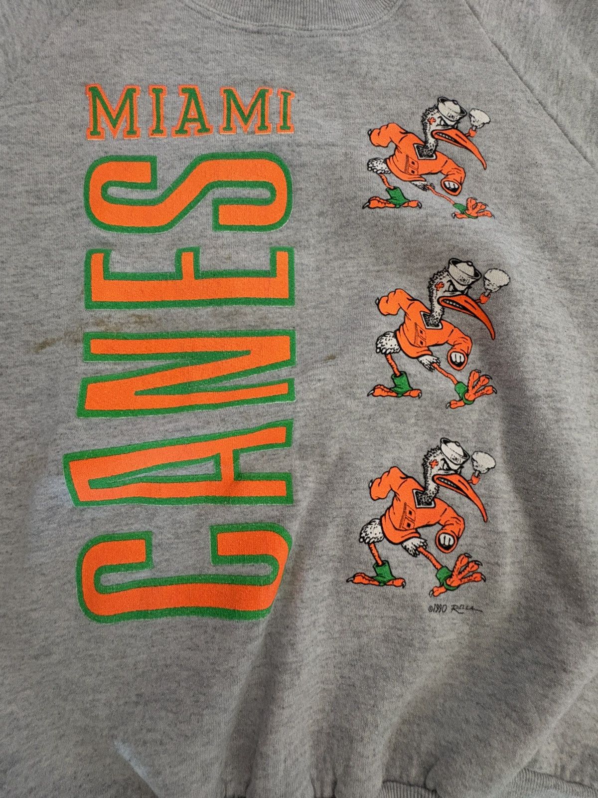 Vintage Vintage 1980's University of Miami Sweater Size S / US 4 / IT 40 - 2 Thumbnail