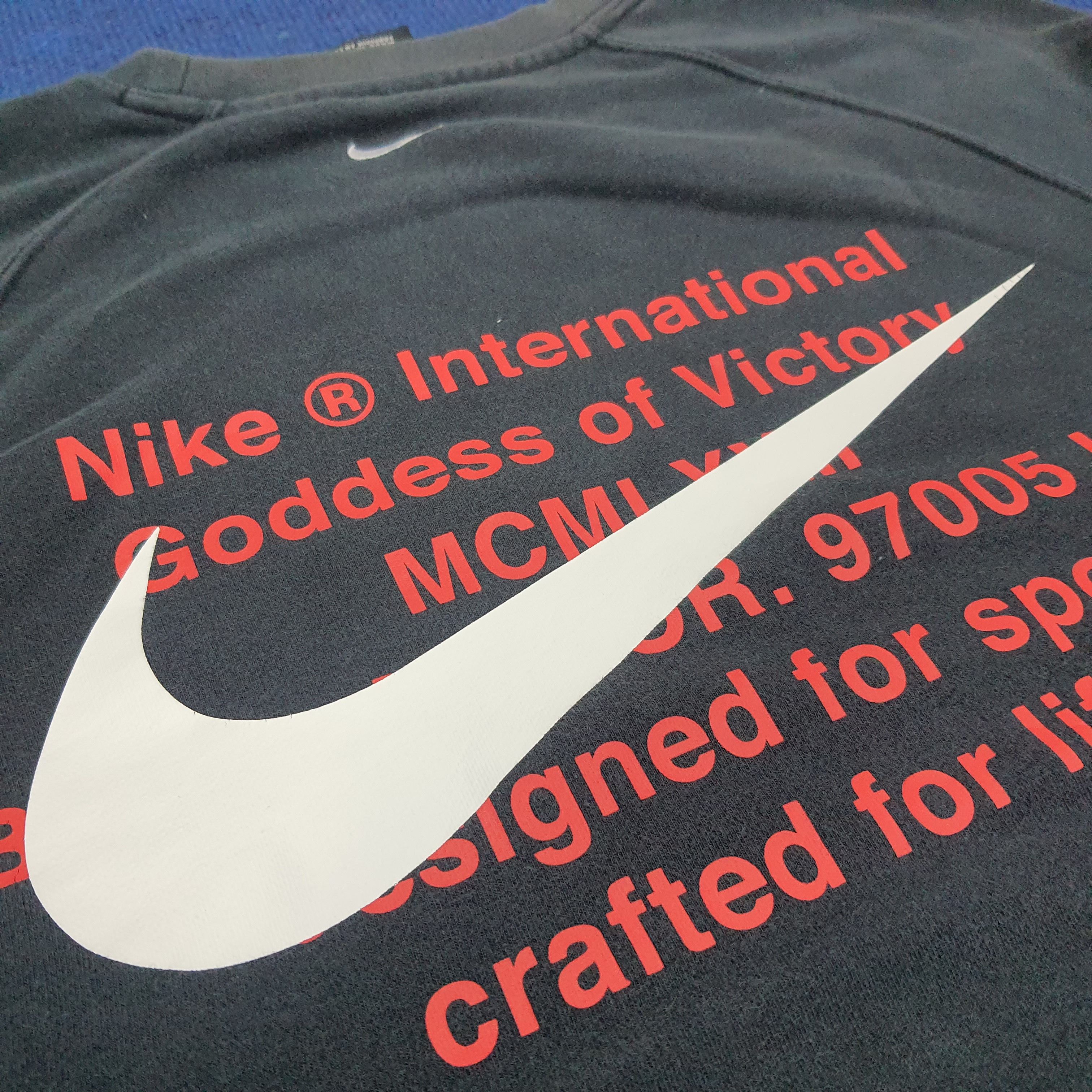 Nike × Vintage Vintage Nike Double Swoosh Sweatshirt Size US M / EU 48-50 / 2 - 2 Thumbnail
