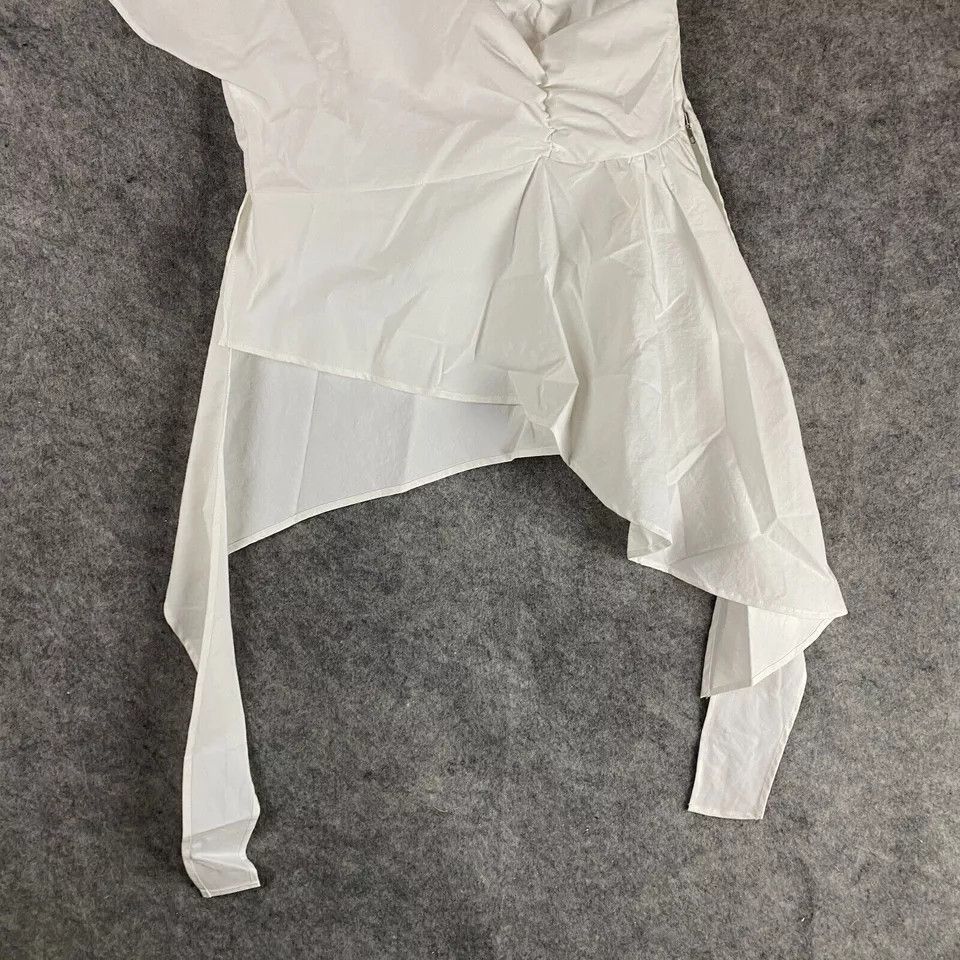 Other Koandaily Blouse XL Women's NWT White One Sleeve Polyester Size XL / US 12-14 / IT 48-50 - 3 Thumbnail