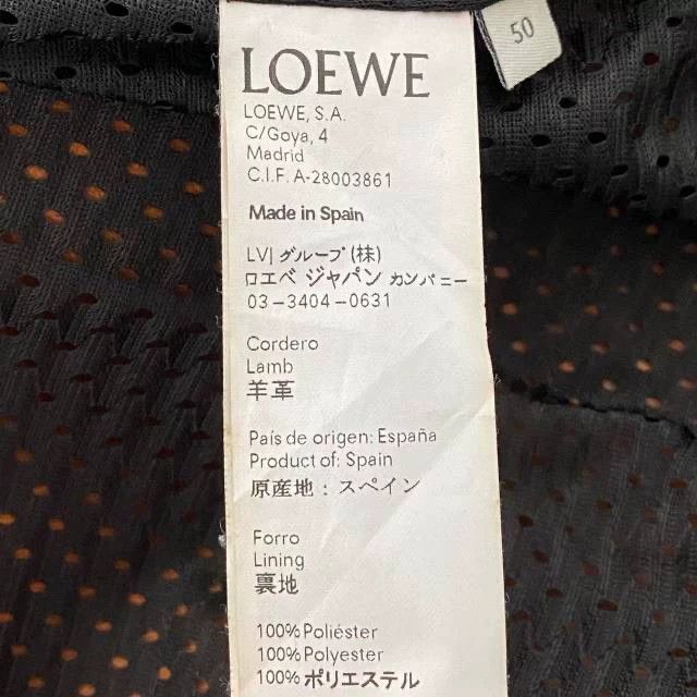 Loewe LOEWE Solid color hooded leather coat, men's trench coat Size US M / EU 48-50 / 2 - 5 Thumbnail