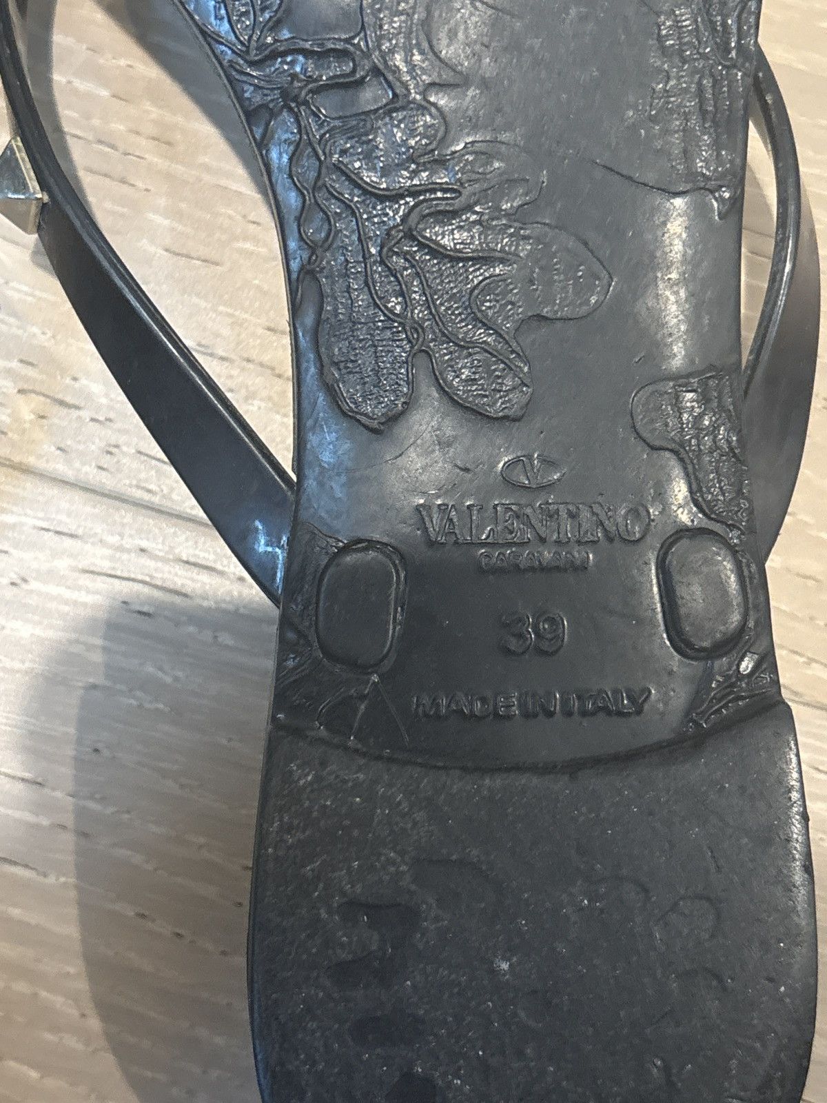 Valentino Valentino Sandals Black Size US 9 / IT 39 - 1 Thumbnail