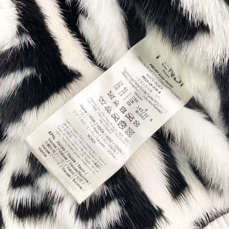 Fendi Fendi Full logo old flower mink fur coat Size US XS / EU 42 / 0 - 5 Thumbnail
