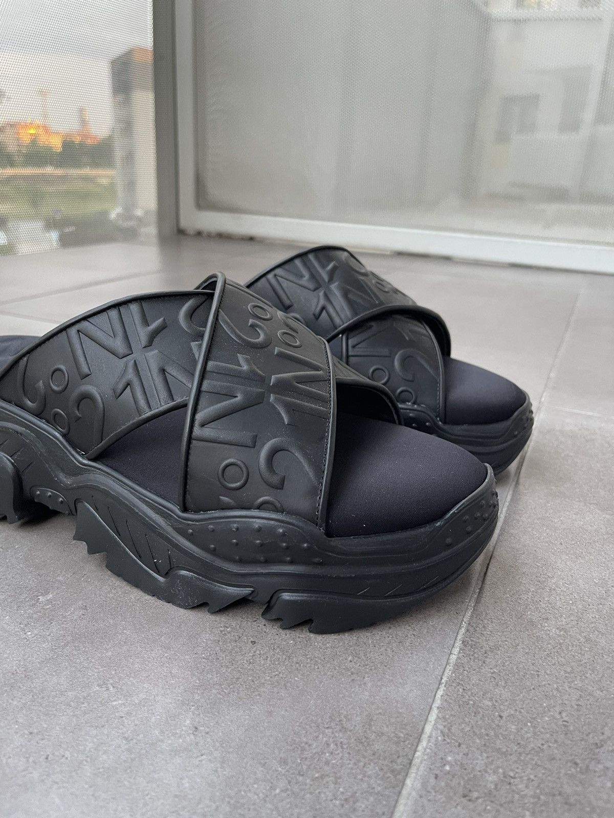 N21 !DS! SS23 N21 Billy Platform Black Slides Size US 9 / EU 42 - 13 Thumbnail