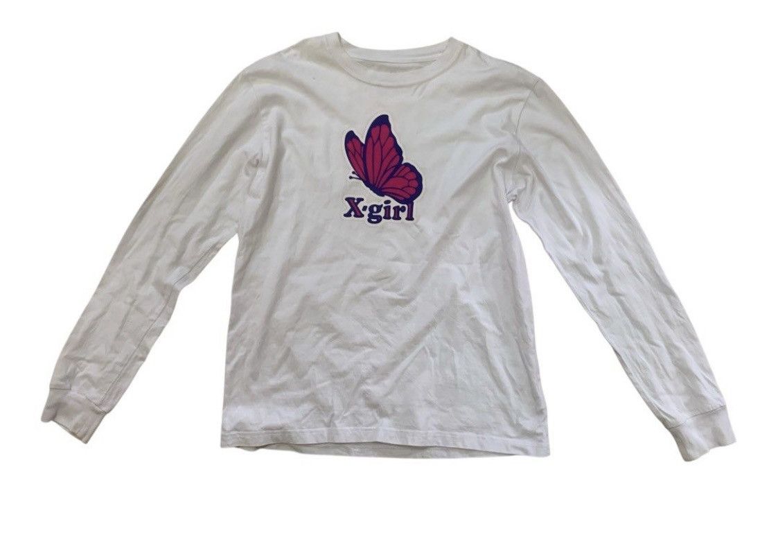 X-LARGE X-Girl butterfly Longsleeve Size US S / EU 44-46 / 1 - 1 Thumbnail