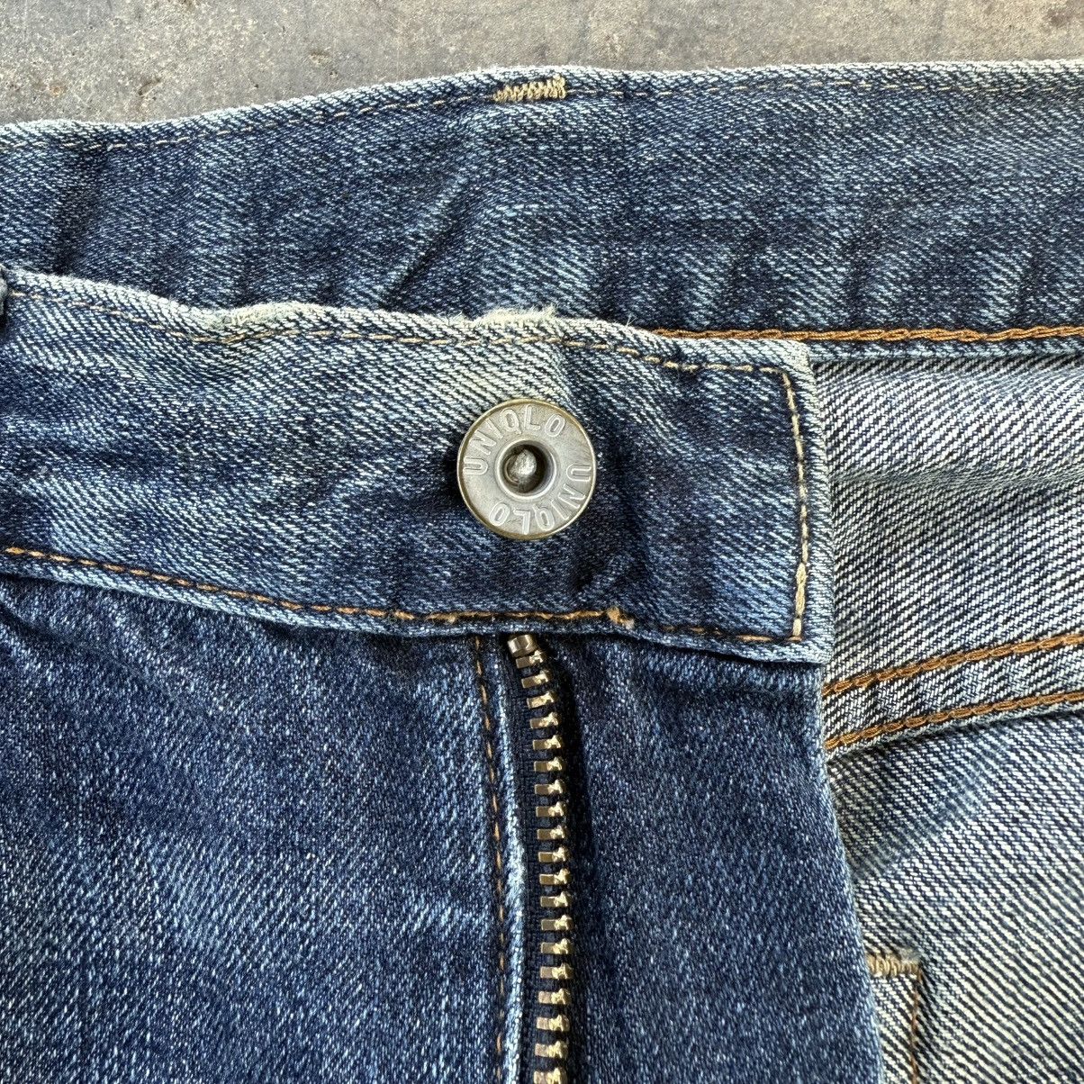 Japanese Brand Vintage Japanese faded Jean denim pants Size US 33 - 10 Thumbnail