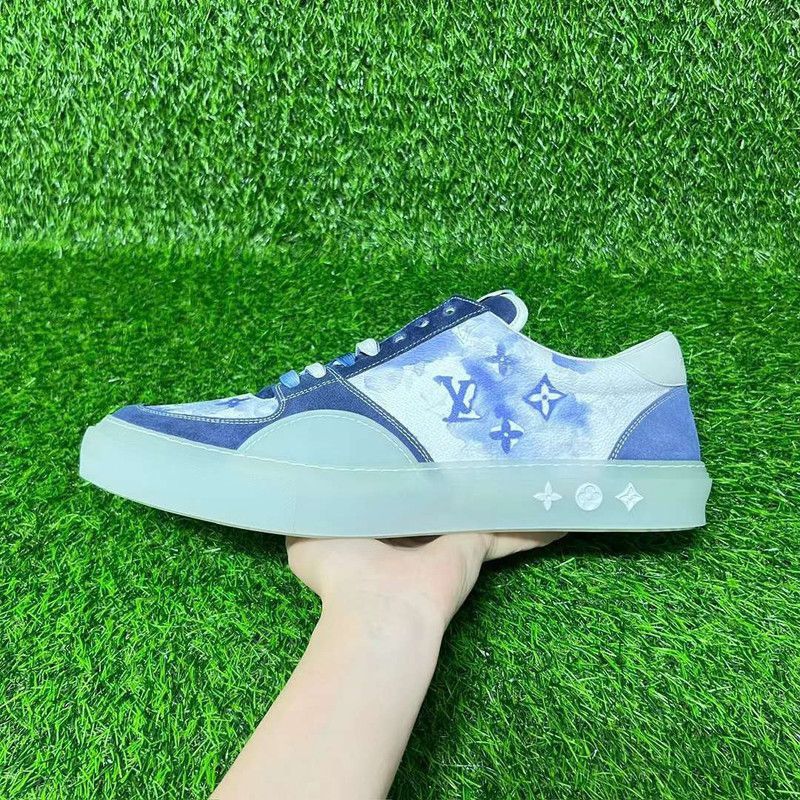 Louis Vuitton Louis Vuitton Ollie Colorblock Leather Sneakers for Men -25 Size US 11 / EU 44 - 2 Thumbnail