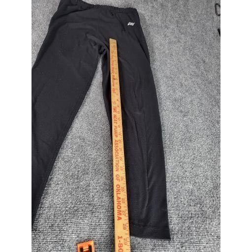 New Balance New Balance Leggings Women Sz M Black Drawstring Logo Casual Size 34" / US 12 / IT 48 - 2 Thumbnail