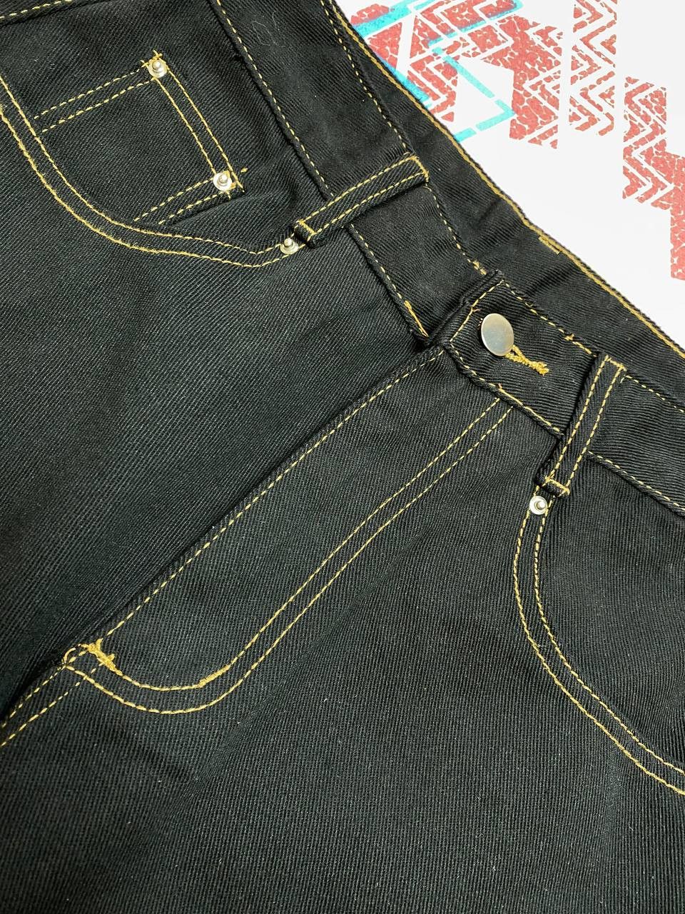 Japanese Brand × Vintage 90's LAGUNA BEACH CRAZY RETRO PUNK Y2K SKULL LOGO JEANS Size US 30 / EU 46 - 10 Thumbnail