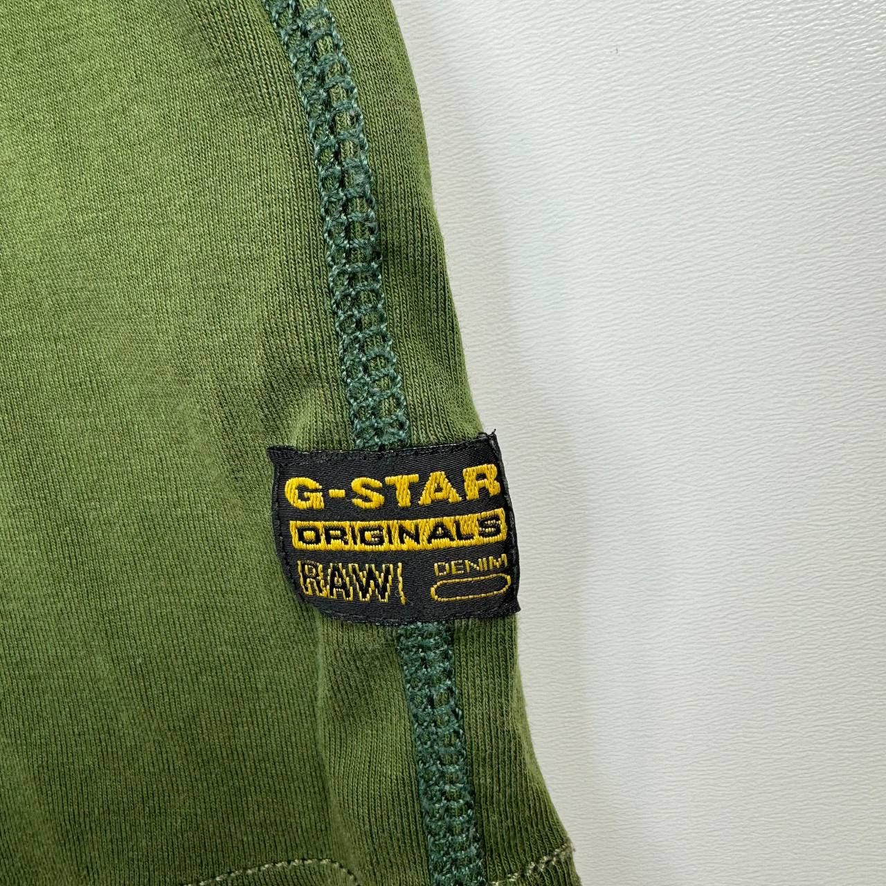 G-Star G-Star RAW Graphic Logo T-Shirt Green Blue Mens Size XL Size US XL / EU 56 / 4 - 4 Thumbnail