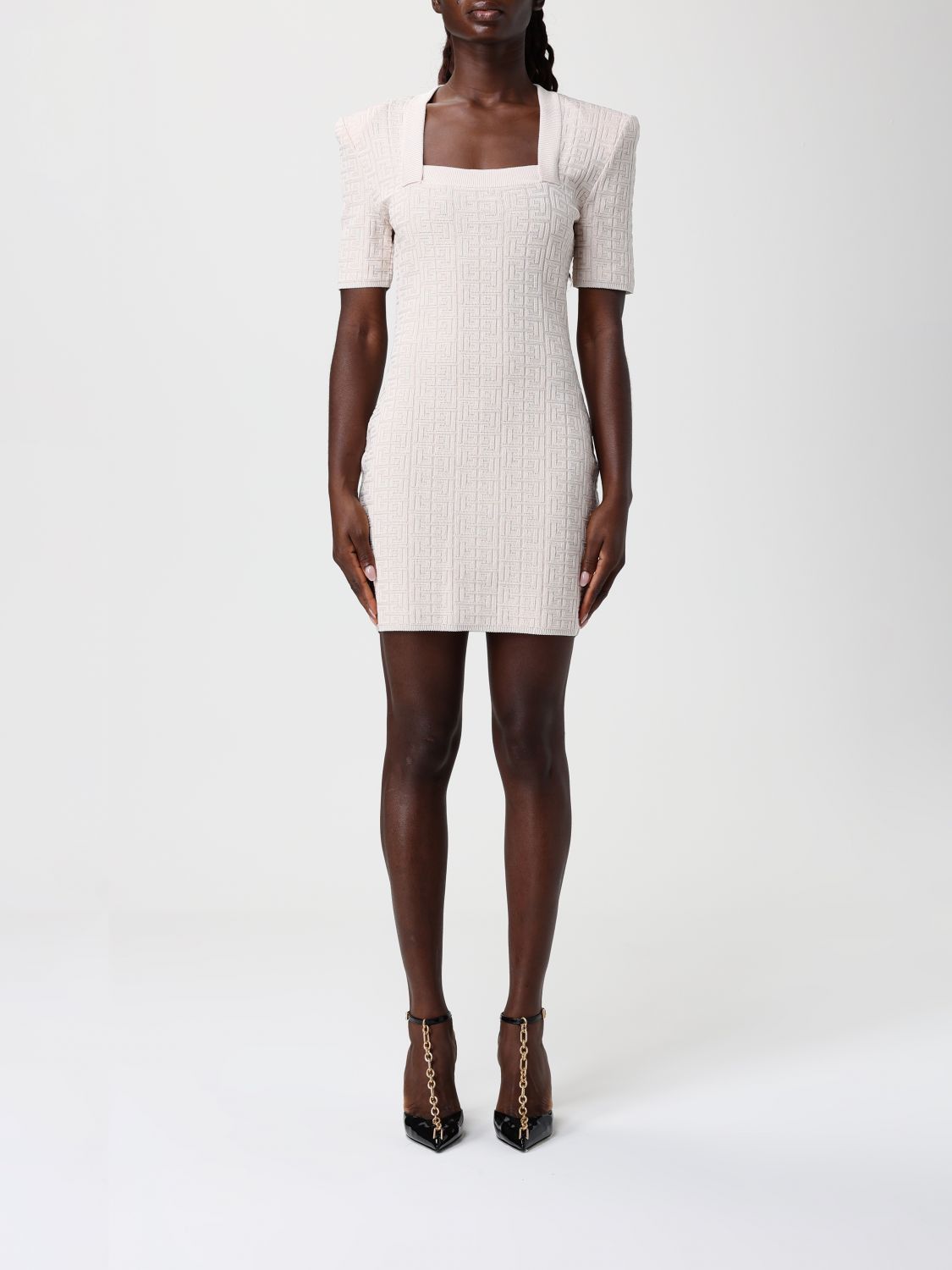 Balmain Balmain Dress Woman Nude Size S / US 4 / IT 40 - 1 Thumbnail