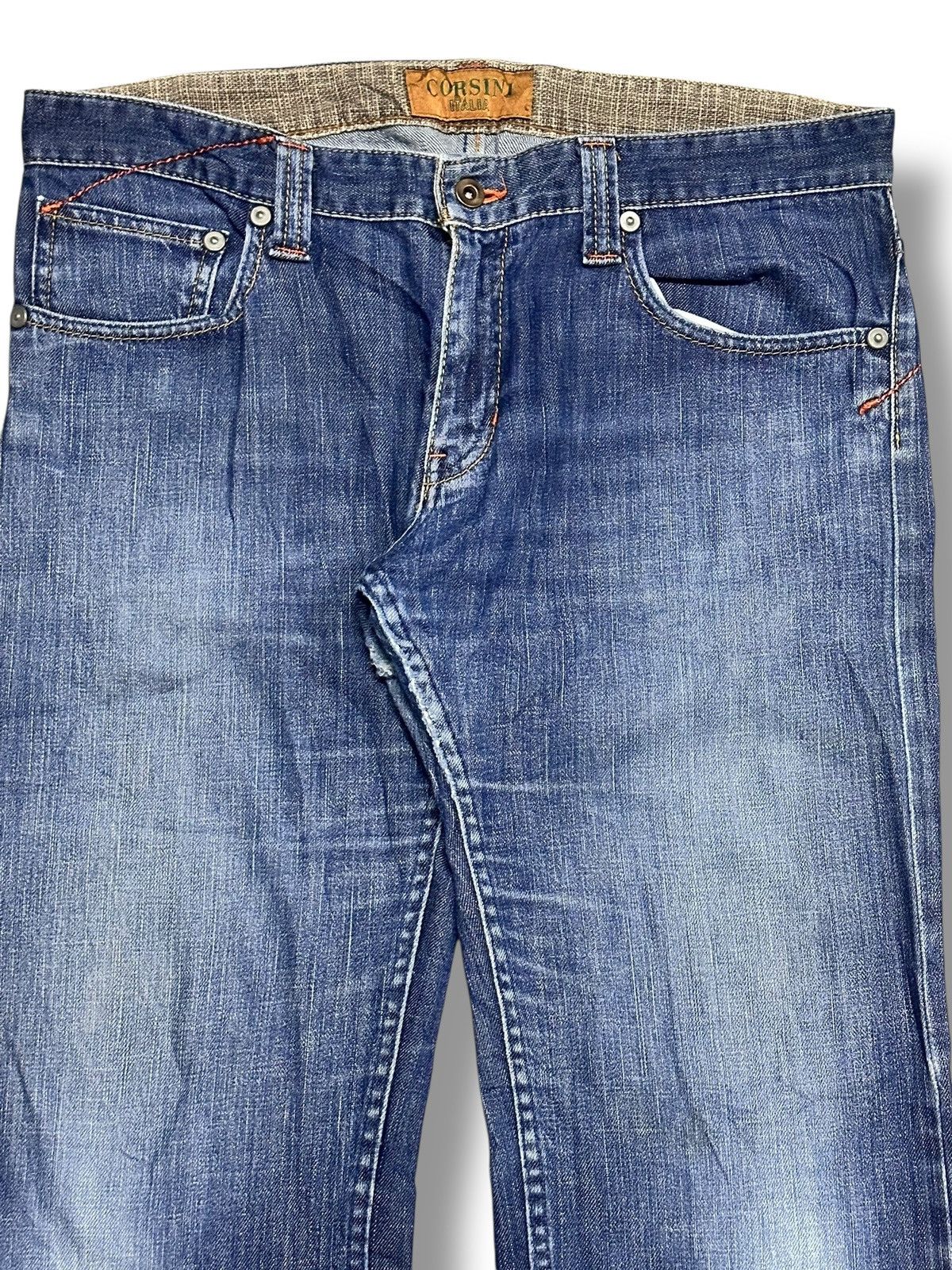 Japanese Brand Corsini Italia Jeans With Baggy Loose & Faded Wash Size US 36 / EU 52 - 4 Thumbnail