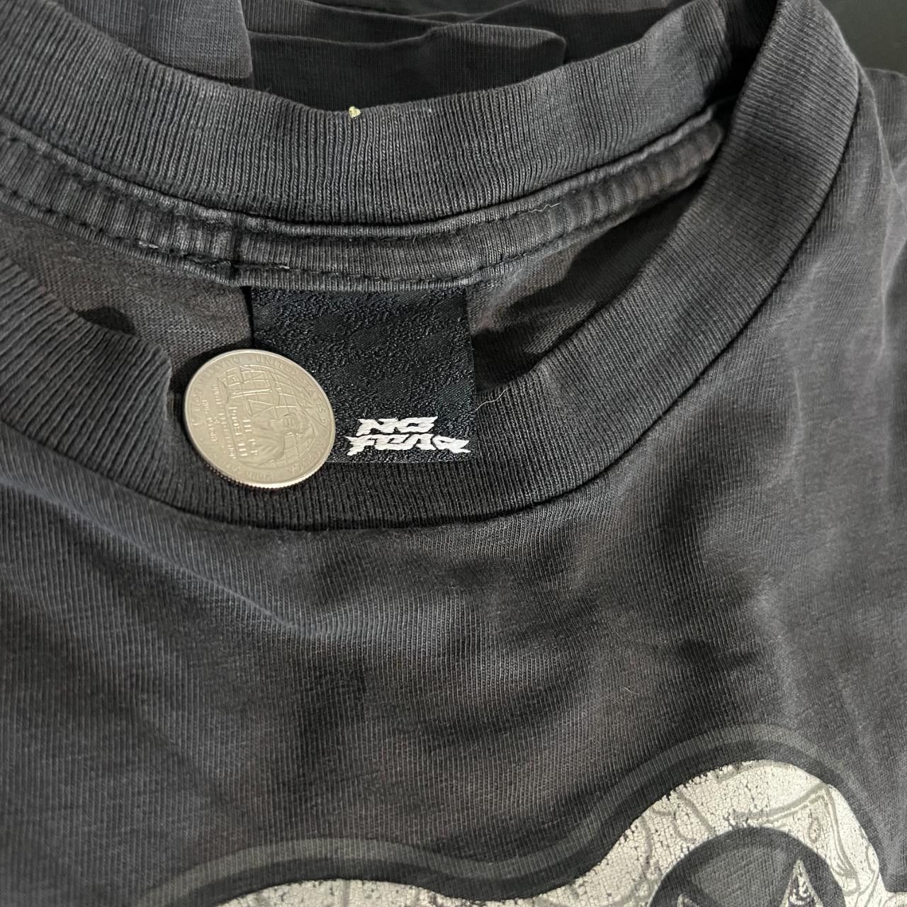 No Fear Vintage No Fear Brass Knuckles Tee – Black (Large) Size US L / EU 52-54 / 3 - 3 Thumbnail