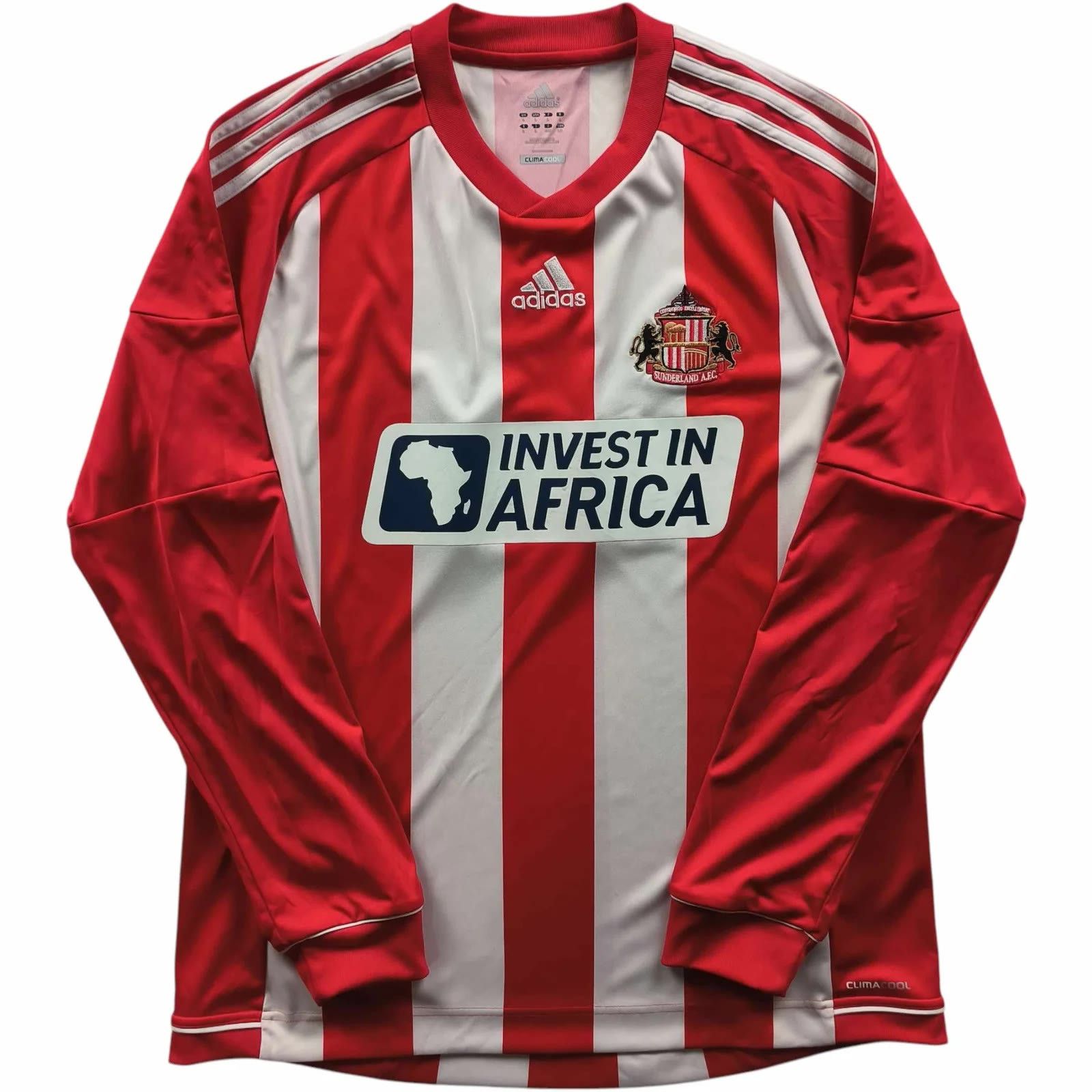 Adidas Sunderland 2012-13 Adidas home LS football jersey size L Size US L / EU 52-54 / 3 - 1 Thumbnail