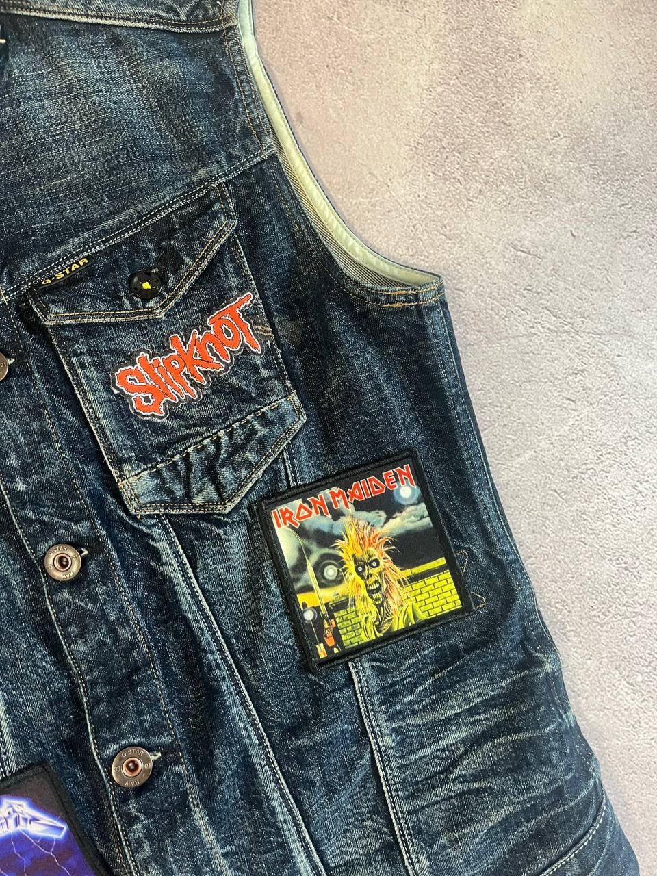 G-Star × Vintage Vintage G star Slayer metalica faded dirty distressed vest Size US M / EU 48-50 / 2 - 9 Thumbnail