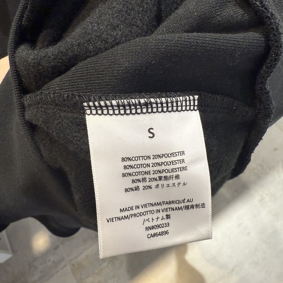 Fear of God Fear of God Essentials Arch Logo Hoodie Jet Black Size US S / EU 44-46 / 1 - 6 Thumbnail