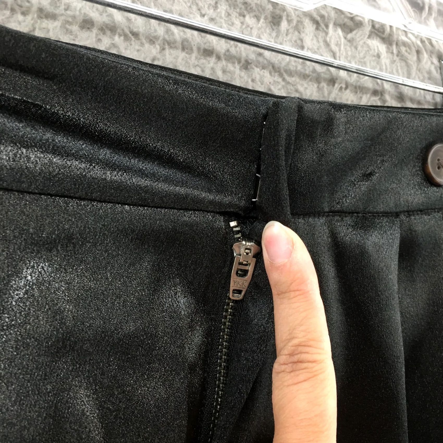 Vintage A New Day Cargo Pants Womens 12 Black High Rise Zip Fly NEW Pants Women 12 Wide Leg? Size 34" / US 12 / IT 48 - 4 Thumbnail