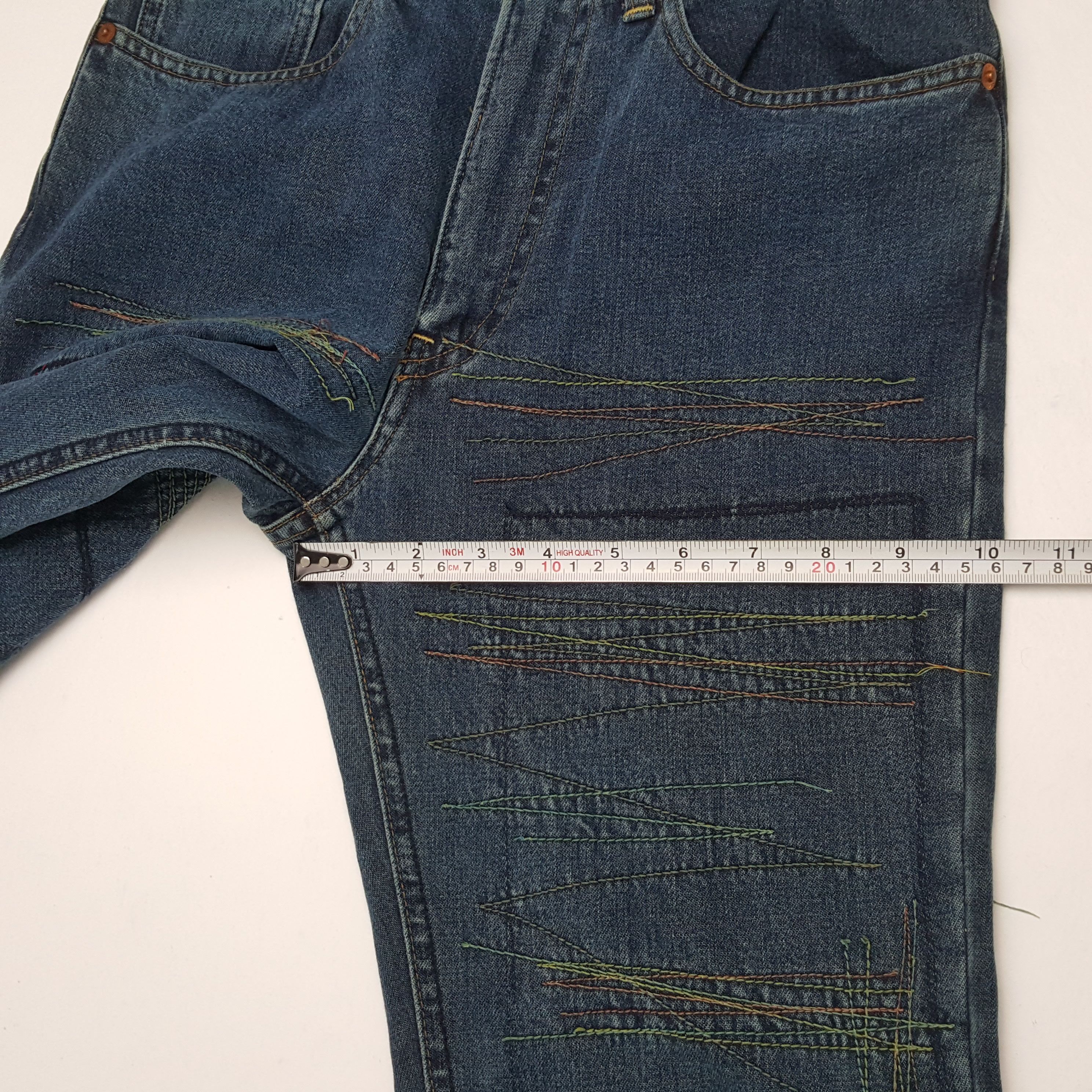 Hysteric Glamour × Japanese Brand × Vintage HYSTERIC GLAMOUR Rare Design Fashion Style Jeans Size US 27 - 9 Thumbnail