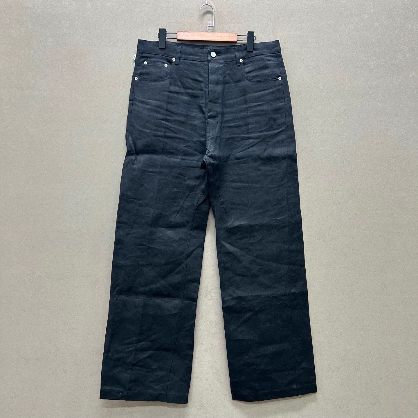 Rick Owens Rick Owens Black Cargo Pants W34 NWT Size US 34 / EU 50 - 1 Thumbnail