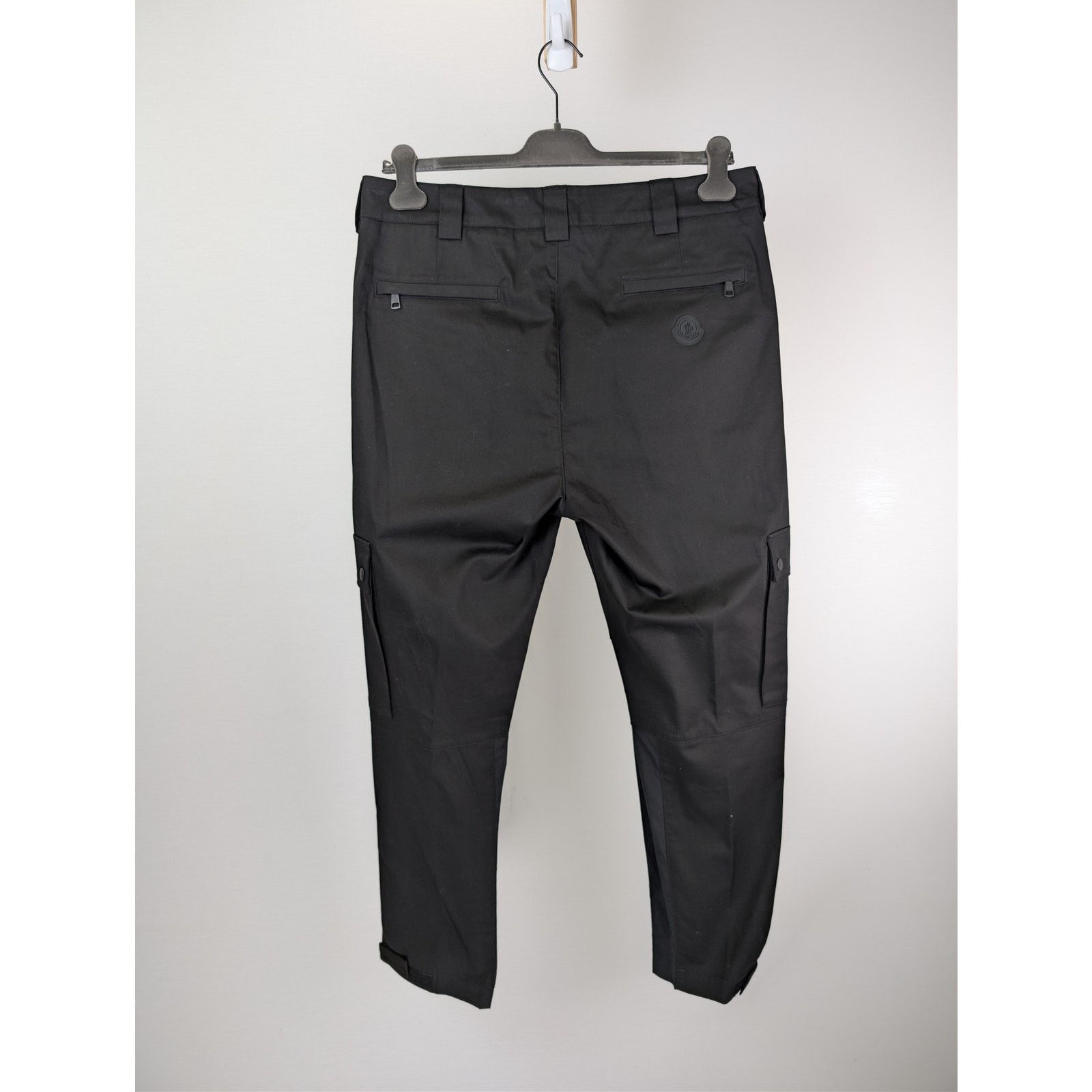 Moncler o1rshd1 Tactical Cargo Pants Trousers Sweatpants in Black Size US 34 / EU 50 - 14 Thumbnail