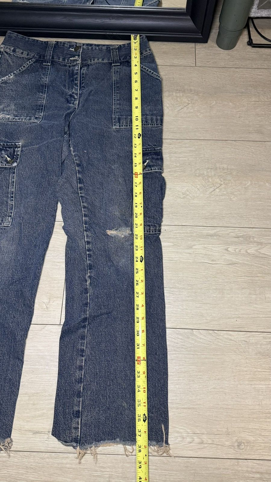 Tripp NYC Y2K 2000s Falls Creek Cargo Baggy Straight Legged Denim Jean Size 30" / US 8 / IT 44 - 5 Thumbnail