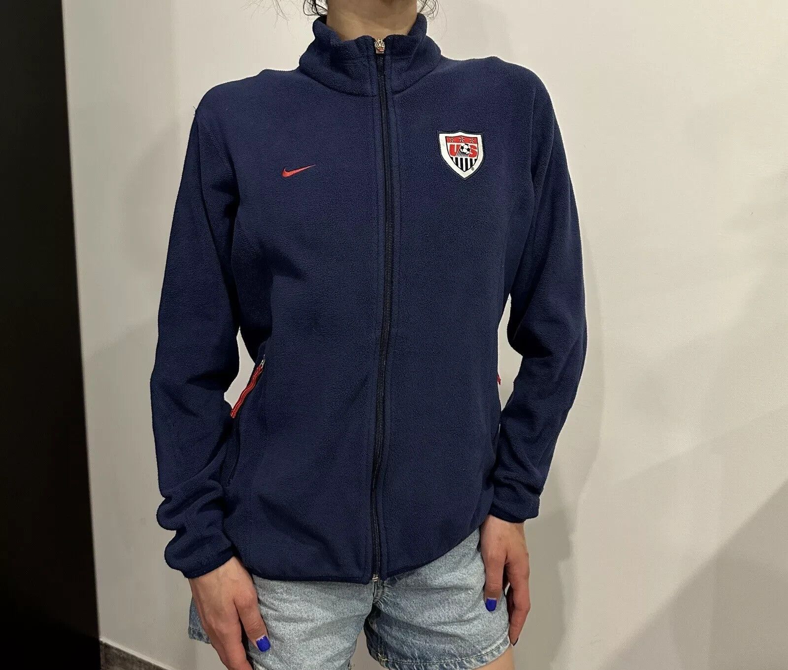 Nike VINTAGE NATIONAL TEAM USA SOCCER FLEECE TRAINING WOMEN NIKE Size M / US 6-8 / IT 42-44 - 4 Thumbnail