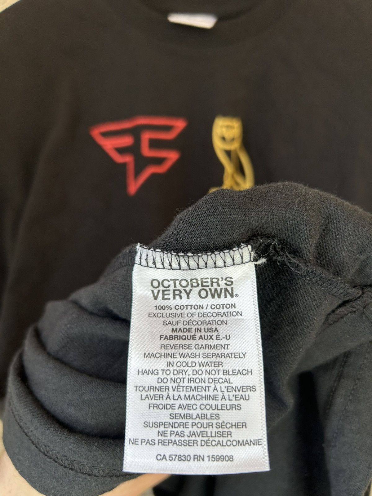 October's Very Own OVO x Faze Clan Gamer T Shirt Size US S / EU 44-46 / 1 - 7 Thumbnail