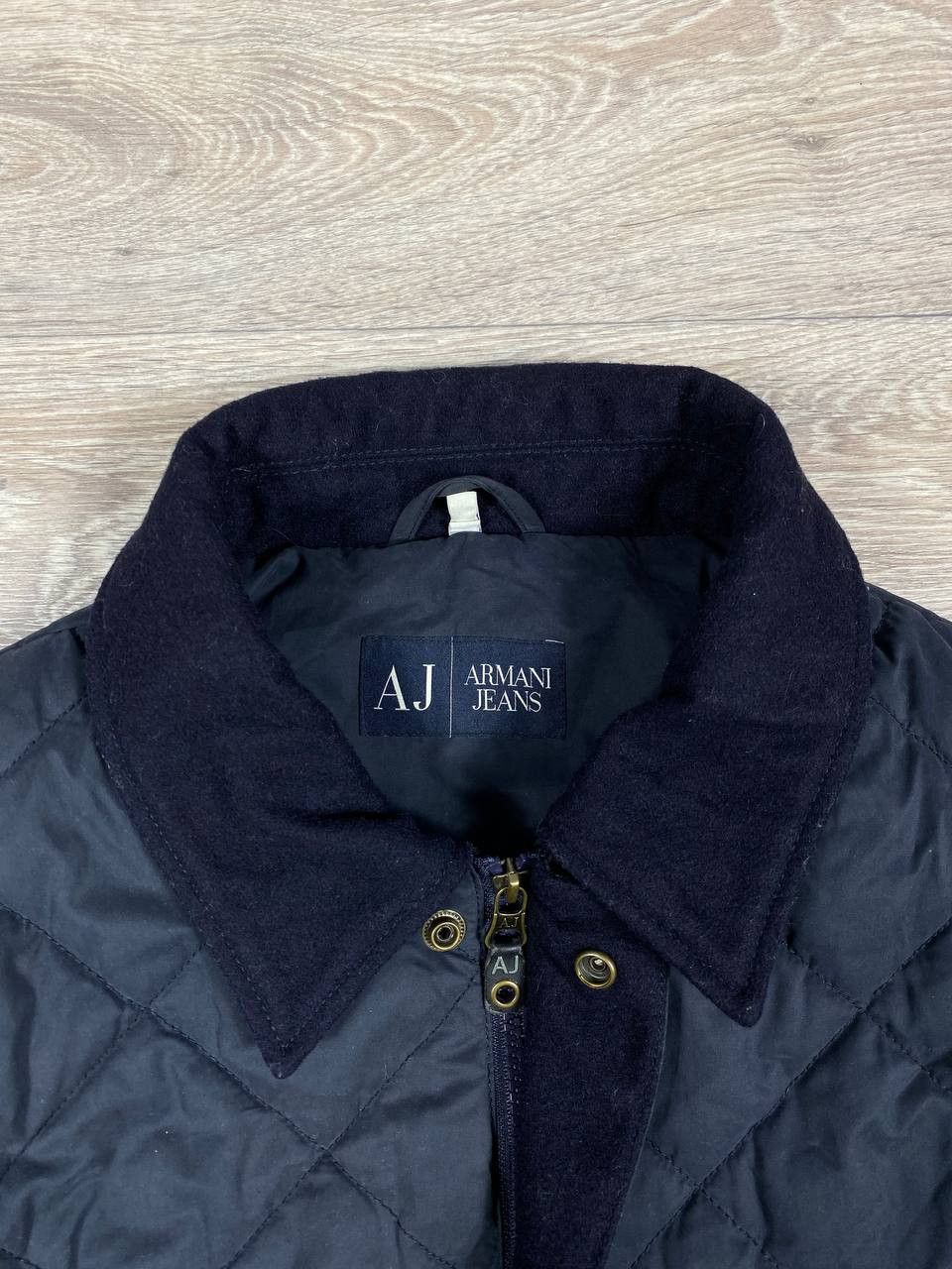 Armani × Giorgio Armani × Vintage Vintage Armani Jeans quilted jacket Size US XL / EU 56 / 4 - 4 Thumbnail