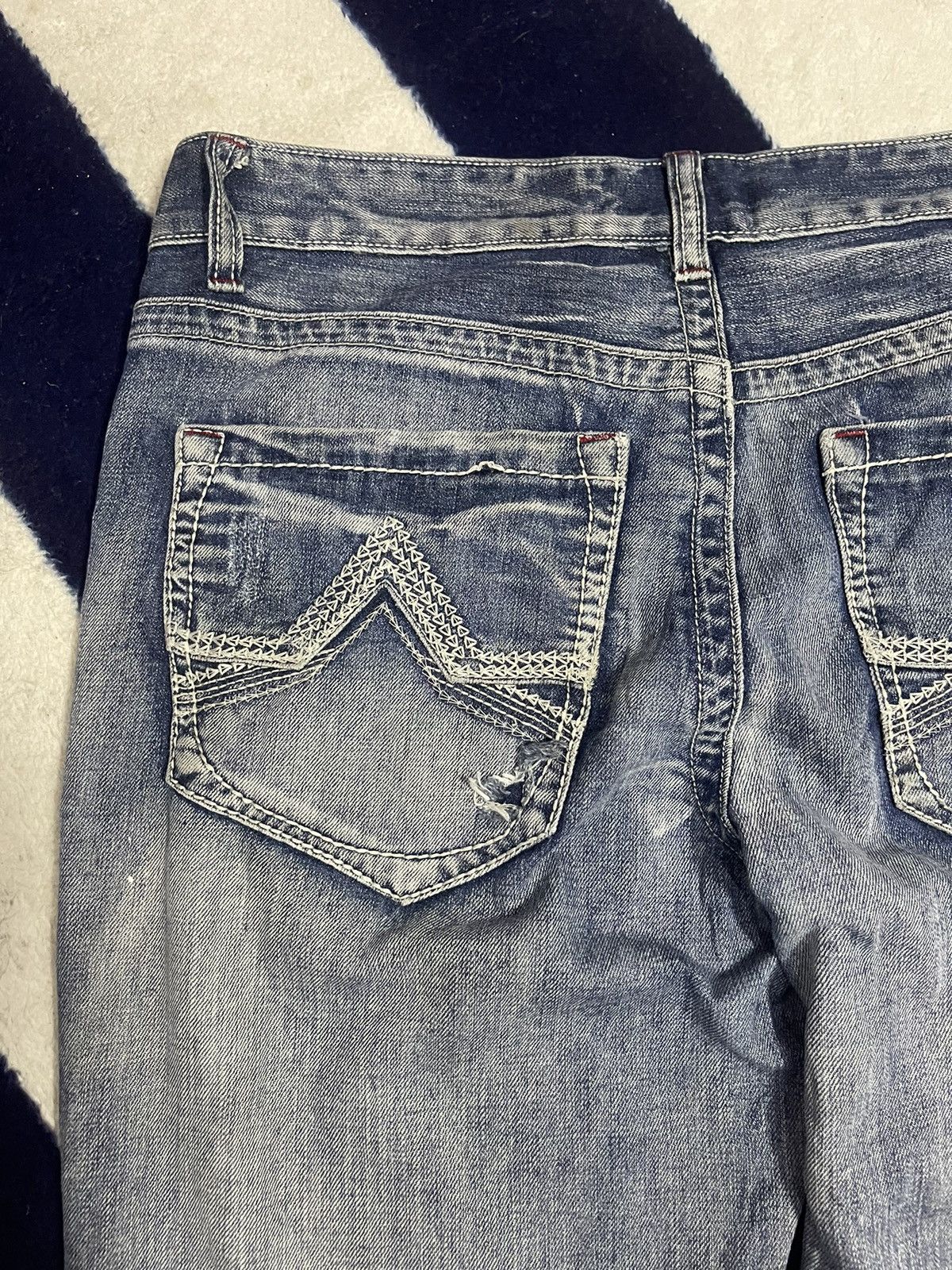 Japanese Brand INC Distressed Jeans (14) Size US 34 / EU 50 - 7 Thumbnail