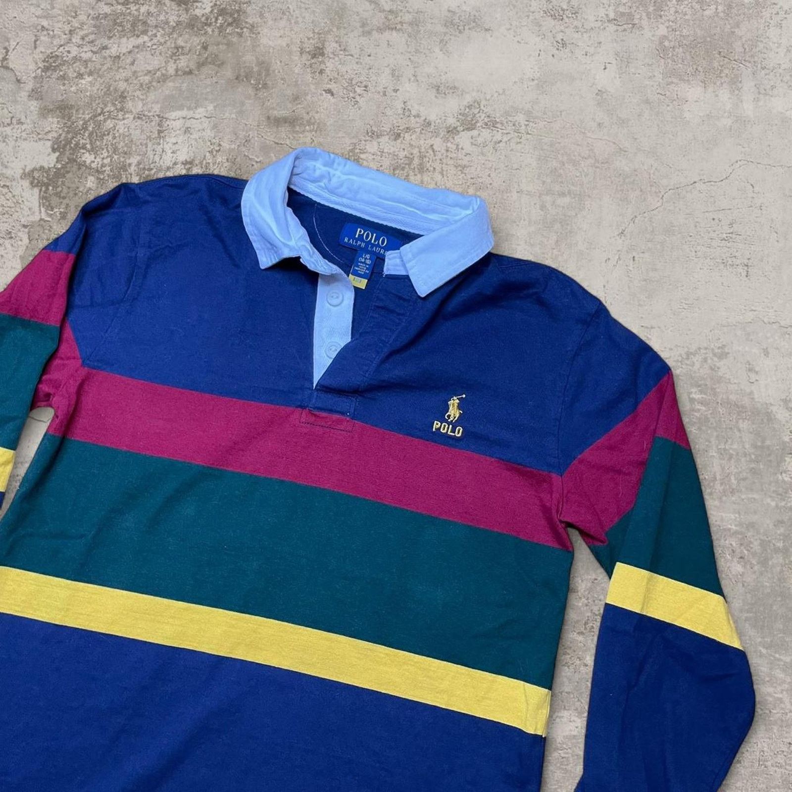 Ralph Lauren Ralph Lauren striped long sleeve rugby polo shirt kids L Size US L / EU 52-54 / 3 - 2 Thumbnail