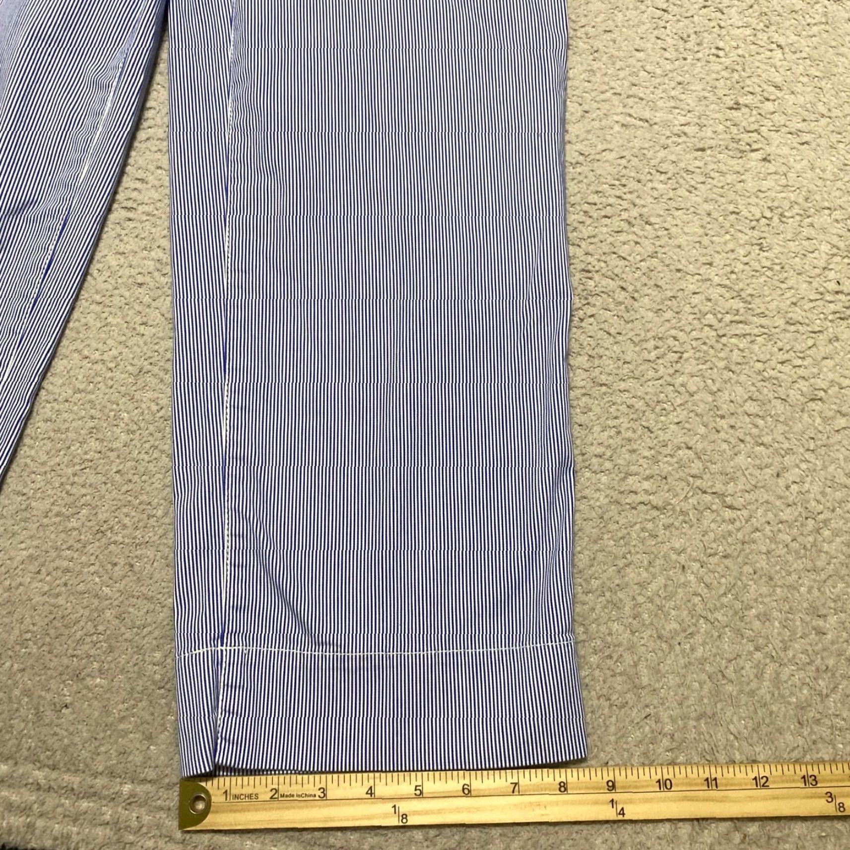 Talbots Talbots Womens Pants Cropped Wide-Leg High Rise 18W Black Striped - Talbots - Plus Size - Wide-Leg Cropped Pant for Workwear Size 40" / US 18 - 5 Thumbnail