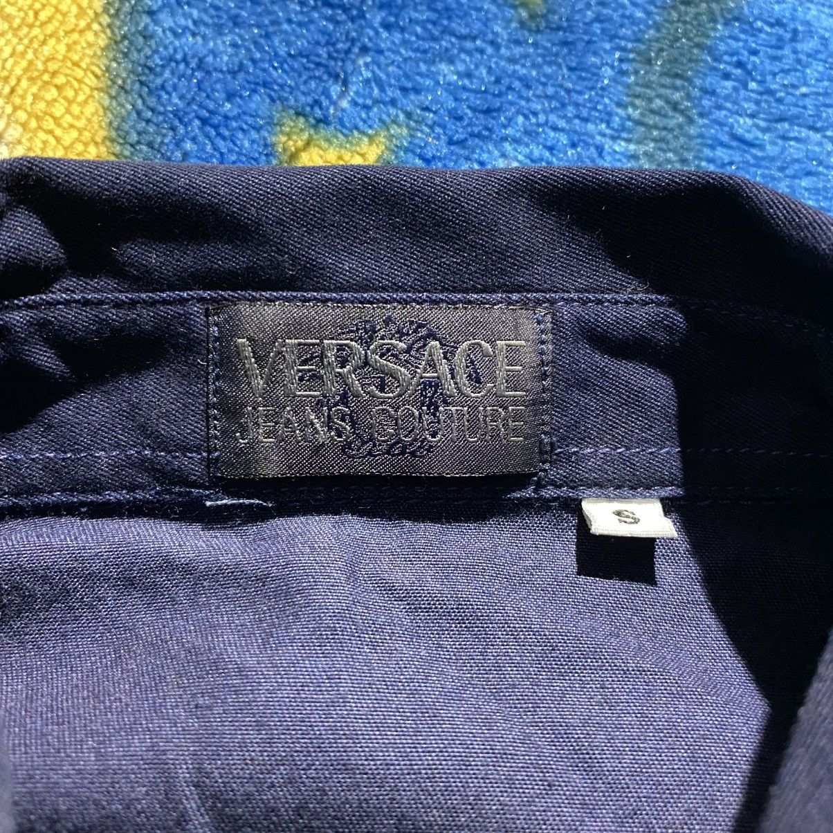Versace Jeans Couture Indigo Versace Jeans Couture Button Up Shirt Size S / US 4 / IT 40 - 6 Thumbnail