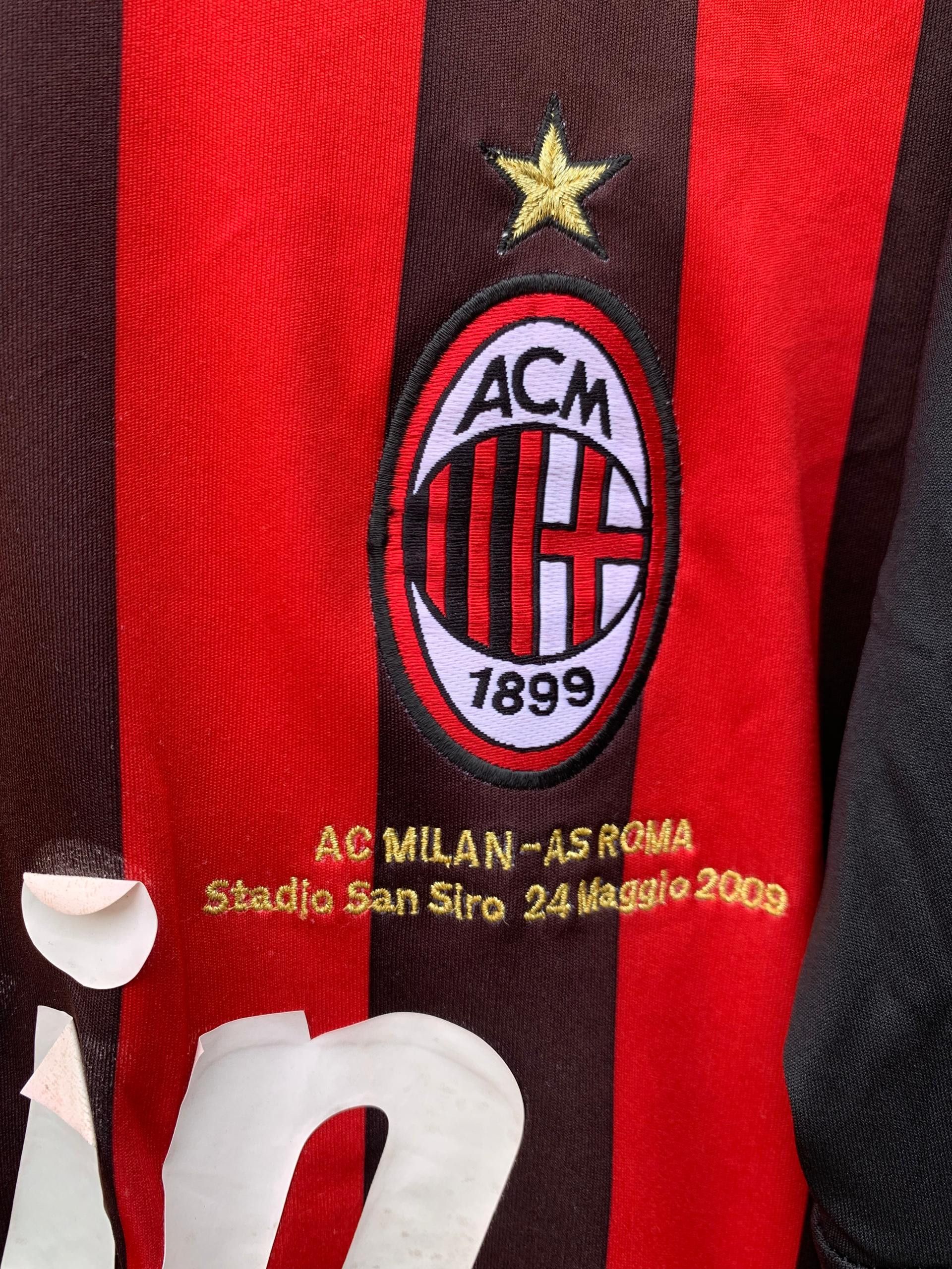 Vintage Vintage AC MILAN Maldini Jersey Size US XL / EU 56 / 4 - 9 Thumbnail