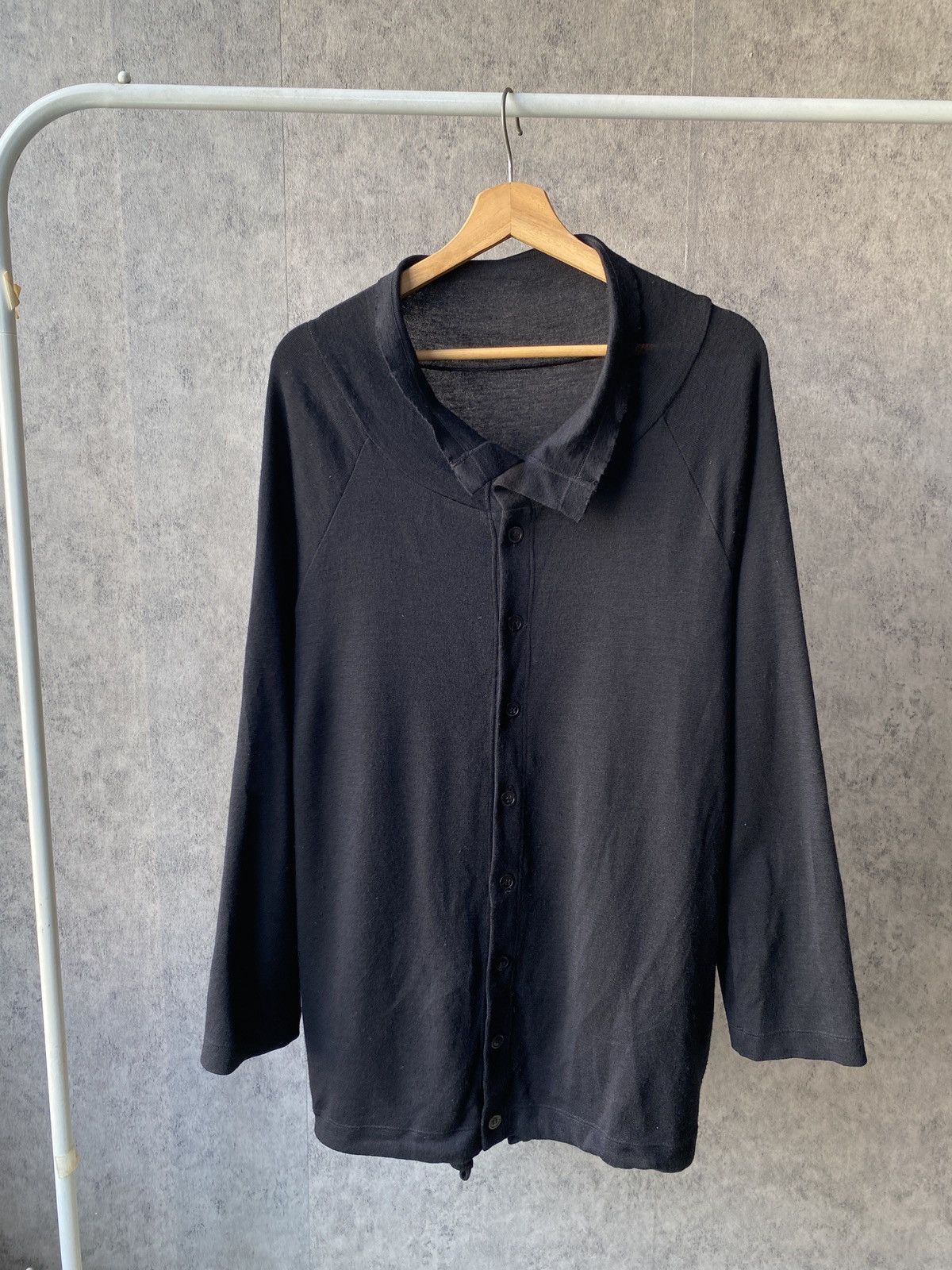 Yohji Yamamoto Yohji Yamamoto + Noir Japan Strechable Button Up Shirt Size US M / EU 48-50 / 2 - 1 Thumbnail