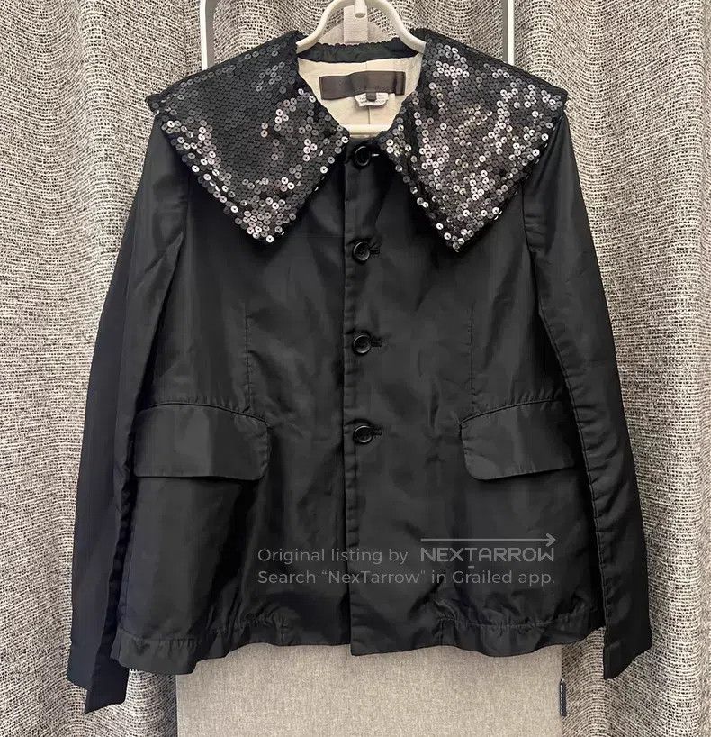 Comme des Garcons Comme Des Garcons Sequined large lapel jacket, sailor coll Size S / US 4 / IT 40 - 2 Thumbnail
