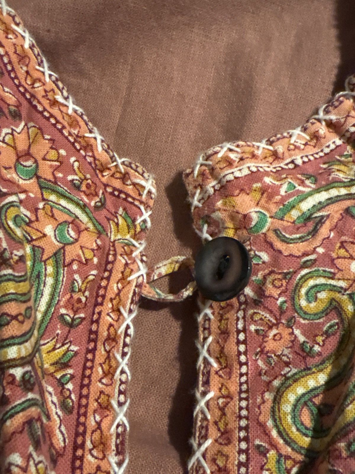 Orvis Vintage Style, Paisley Print Vest Size US XL / EU 56 / 4 - 4 Thumbnail